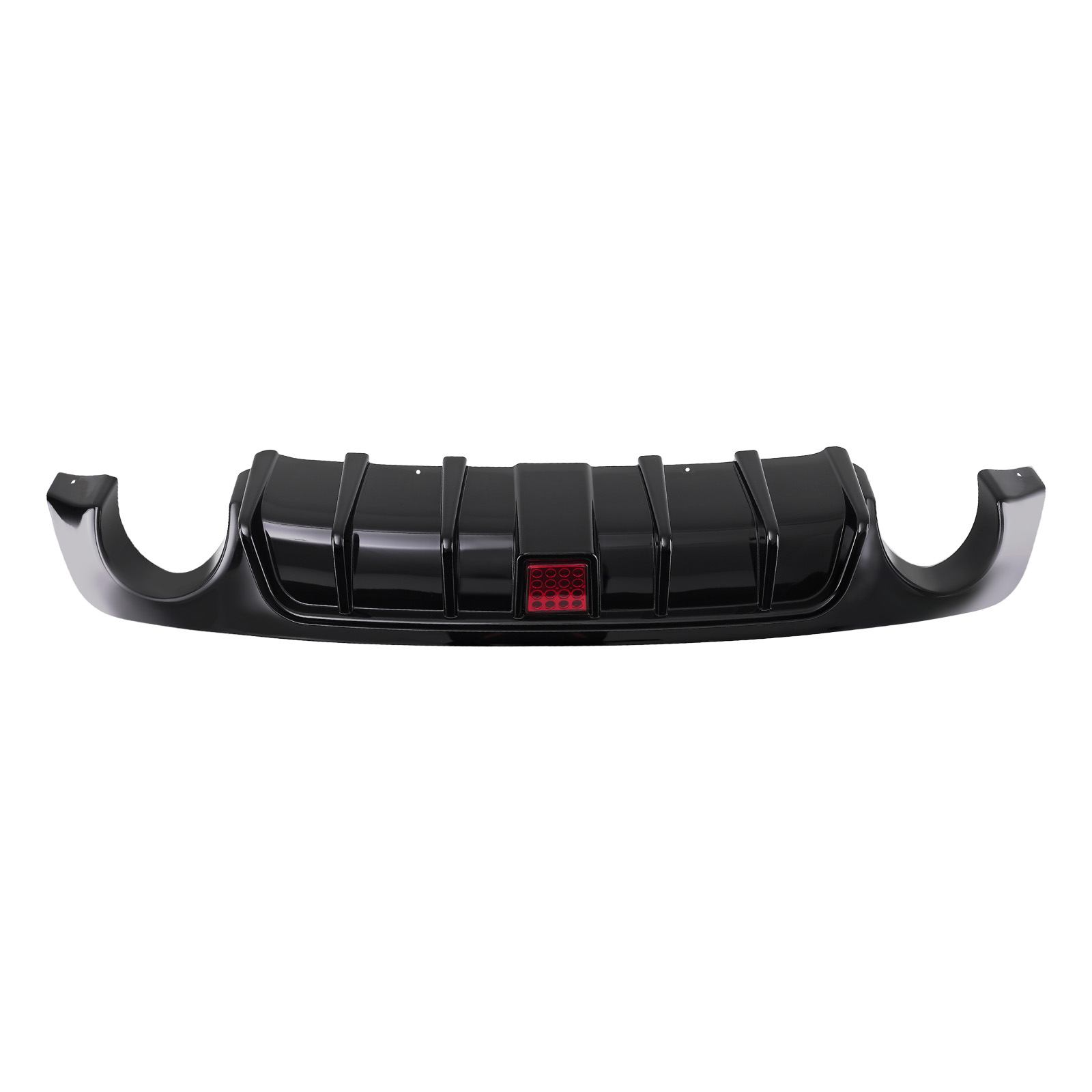 Rear Bumper Black Diffuser Lip W/LED Brake light For 2018 19-2024 Infiniti Q50