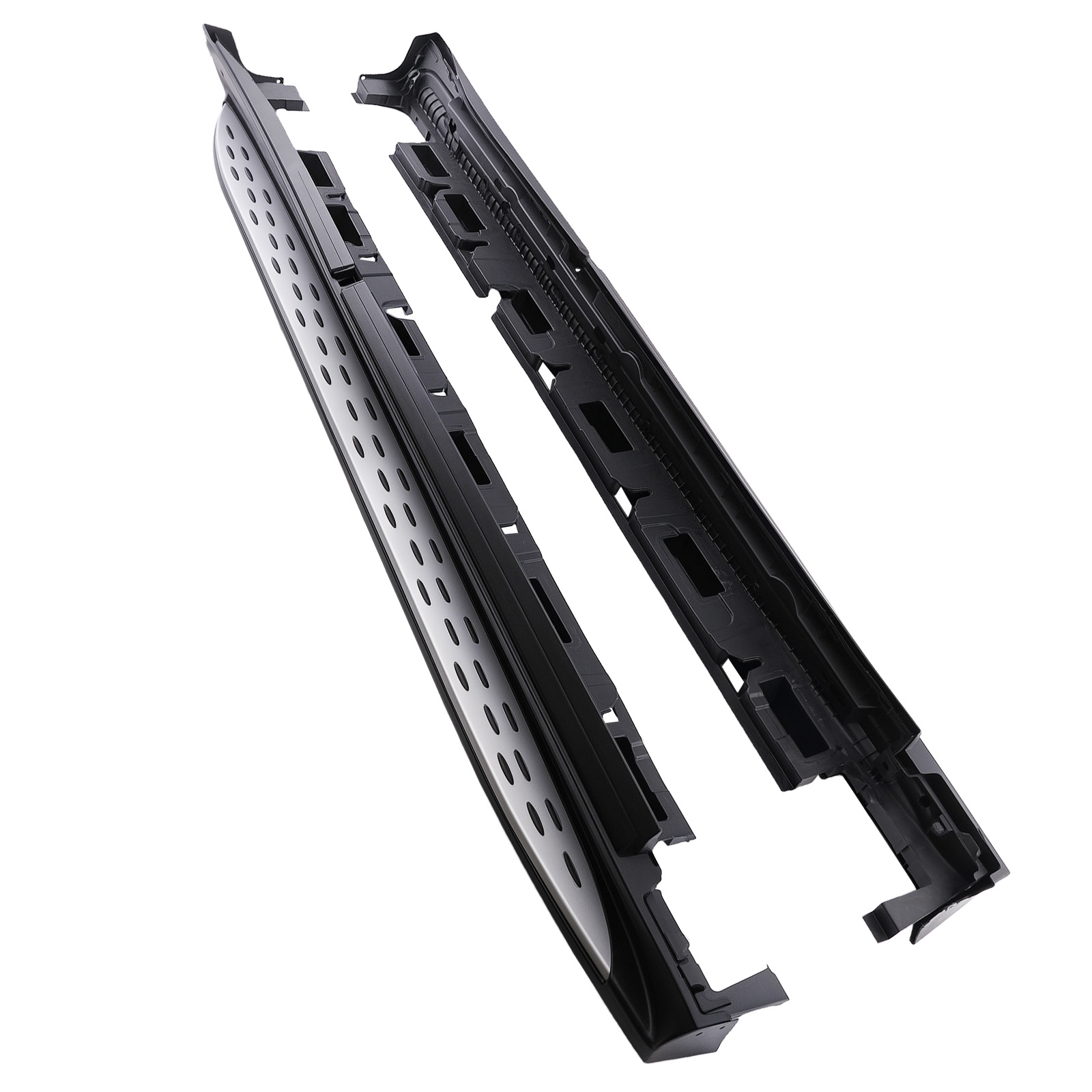 Trittbretter Schweller Schwarz for Mercedes X166 GL/GLS 13-18 Rutschfest