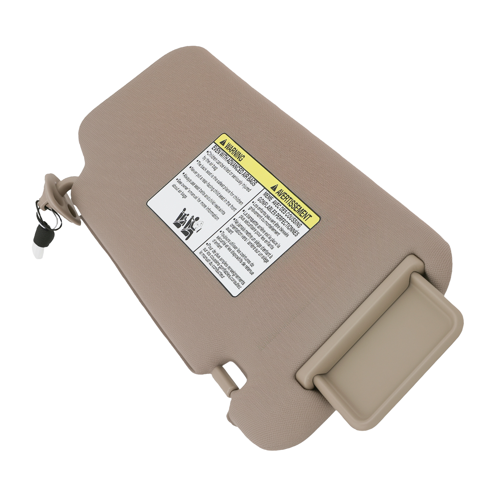 Beige Sun Visor for Nissan Murano 2009-2014 Left 96401-1AA1B Driver
