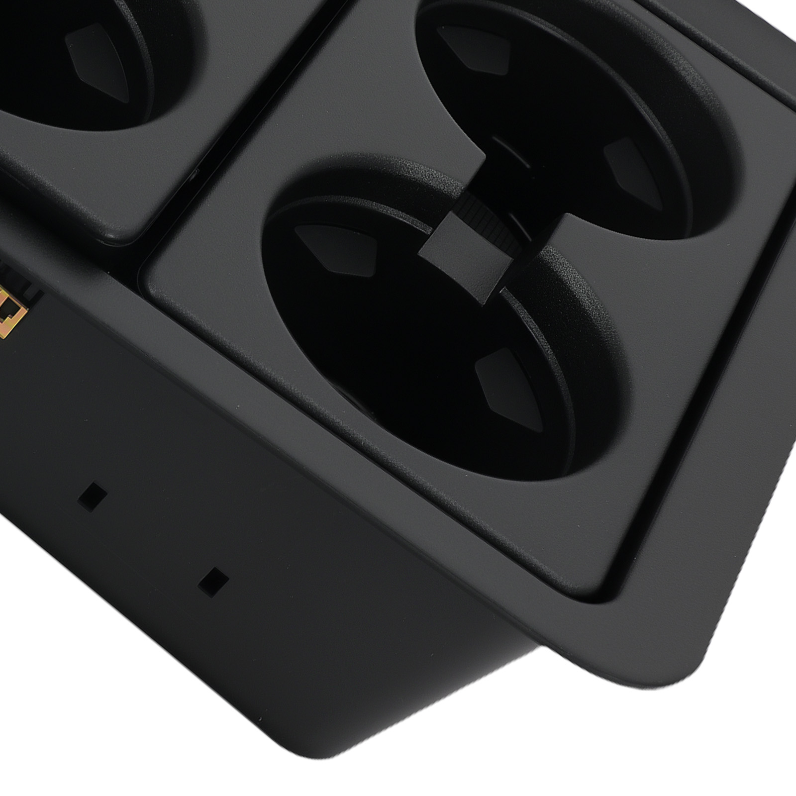 Black Center Console Cup Holder for Chevrolet Suburban 1500 2007-2013
