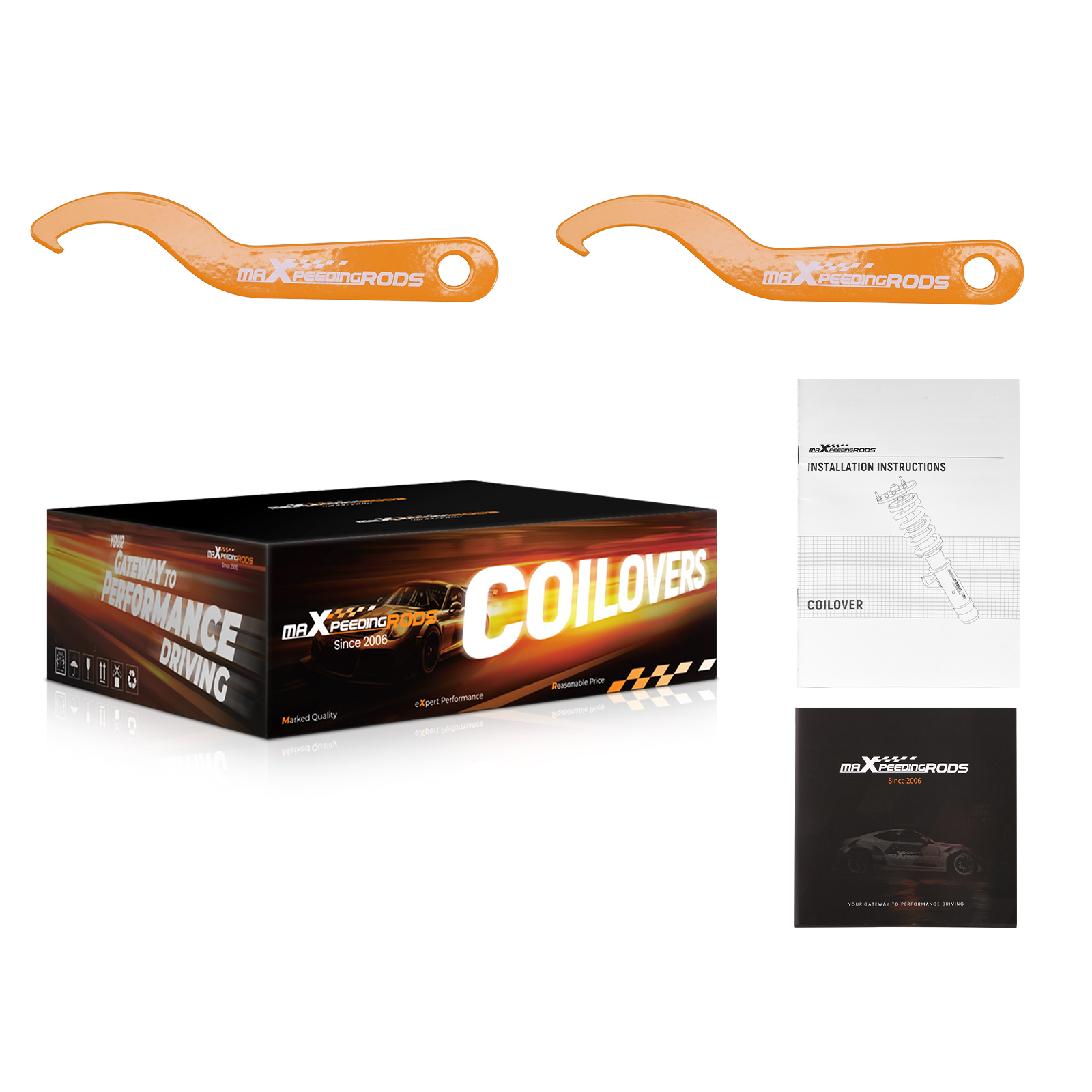 Gewindefahrwerk Fahrwerk for Mazda RX-8 04-11 Adj. Height Coil Spring & Struts