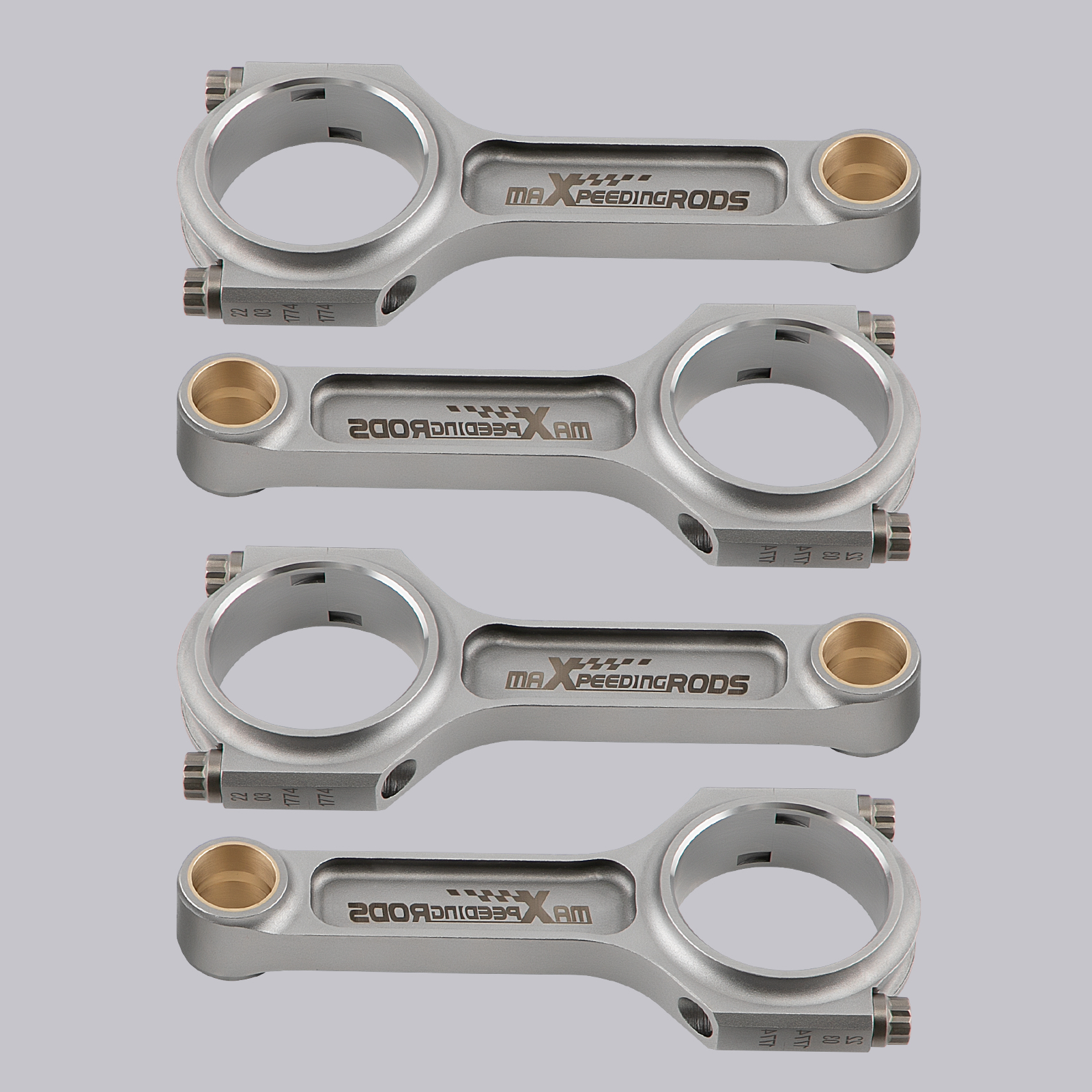 Steel I-Beam Connecting Rods for Honda Civic CRX D16 ZC SOHC VTEC D 137mm