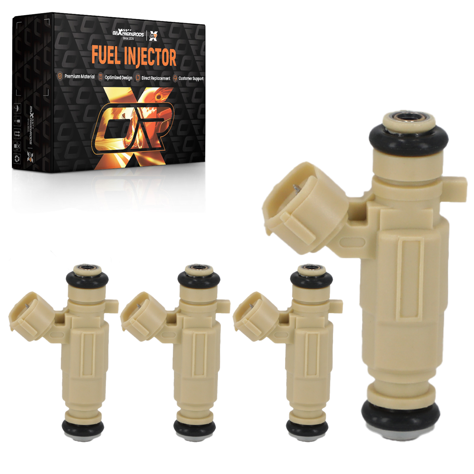 4PCS Fuel Injectors Kit for Kia Spectra 2004-2007 35310-23600 Set