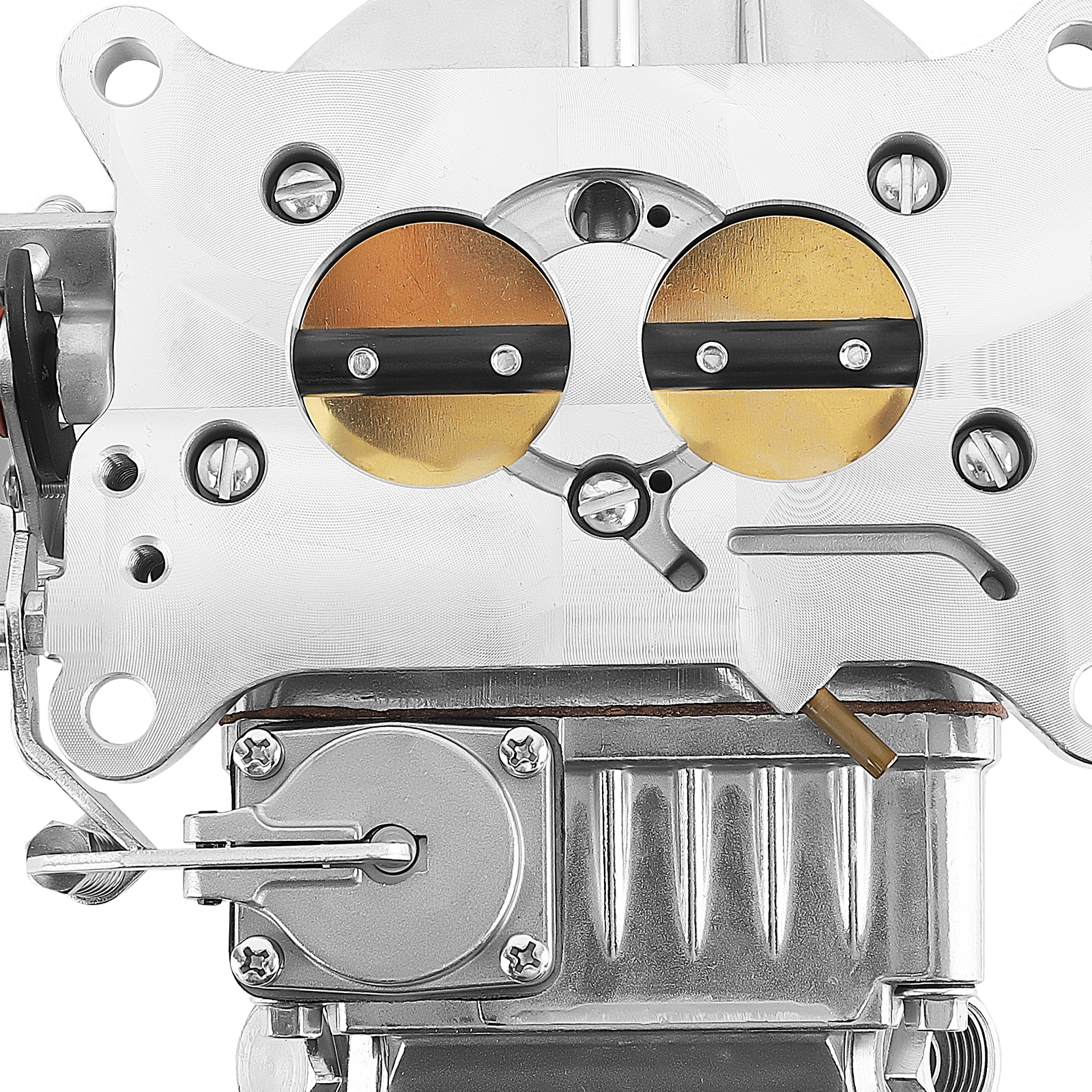 2 Barrel Carburetor Carb for 0-7448 350CFM Manual Choke Carby w/ Gasket