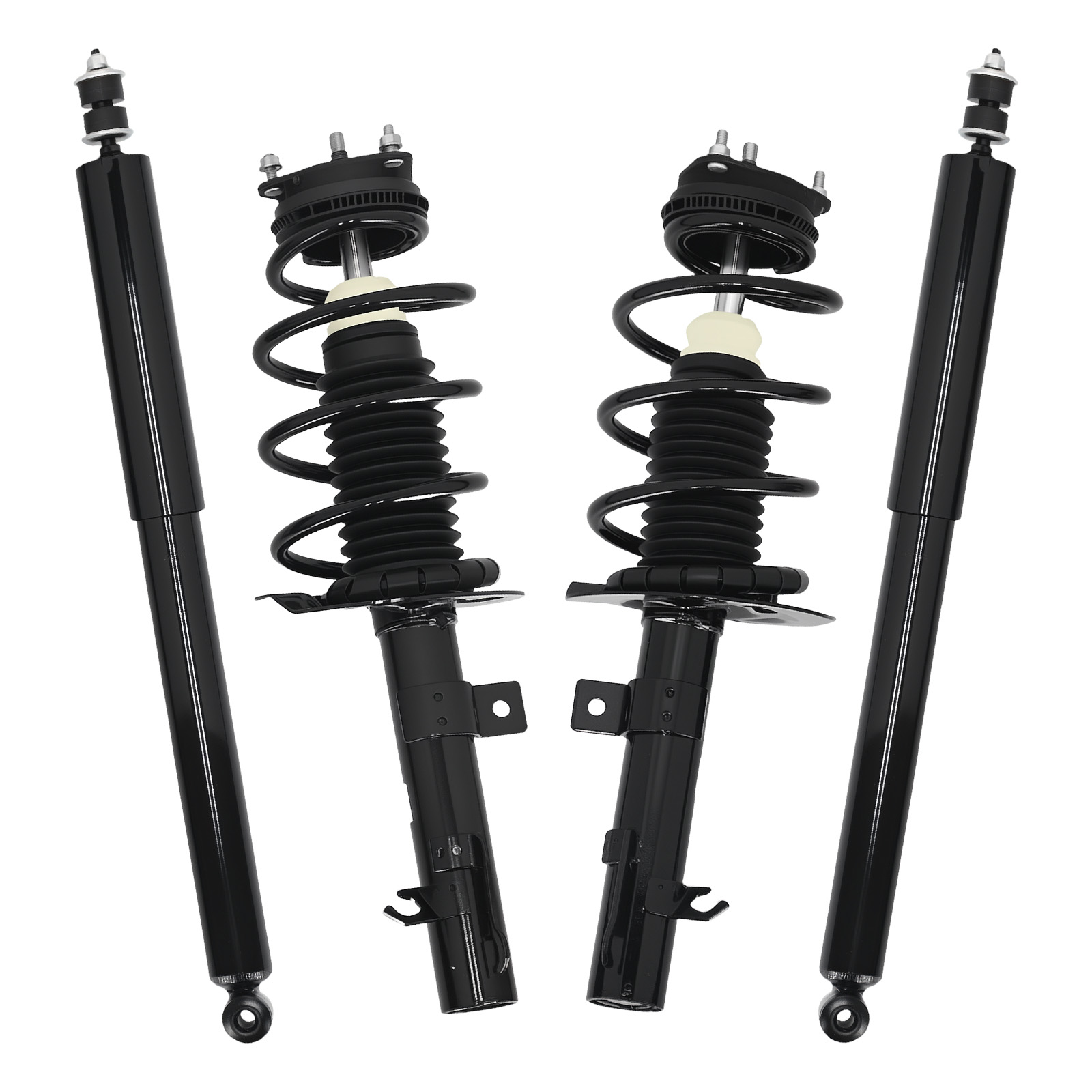 4X Front & Rear Complete Struts & Coil Springs for FORD FOCUS 2008-2011