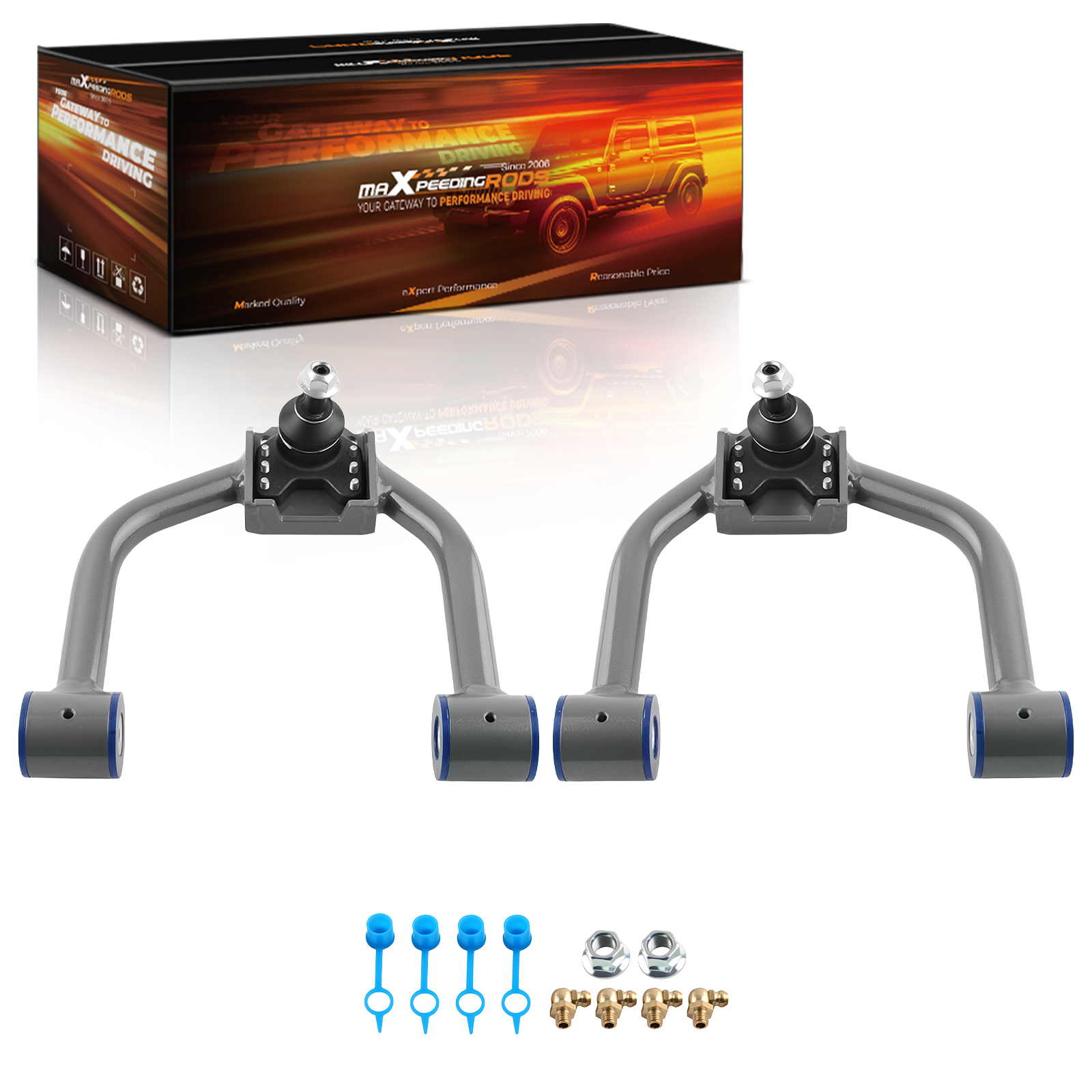Pair Adjustable Front Upper Camber Control Arms for Lexus IS300 XE10 2001-2005