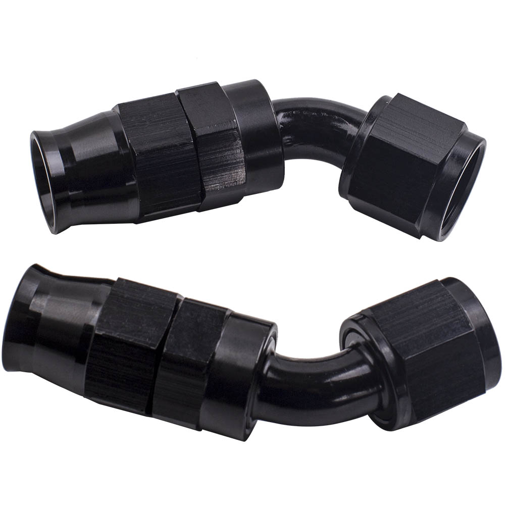 20 Feet AN8 Stainless Steel Braided Oil Fuel Hose Line Kit with 8AN Fittings