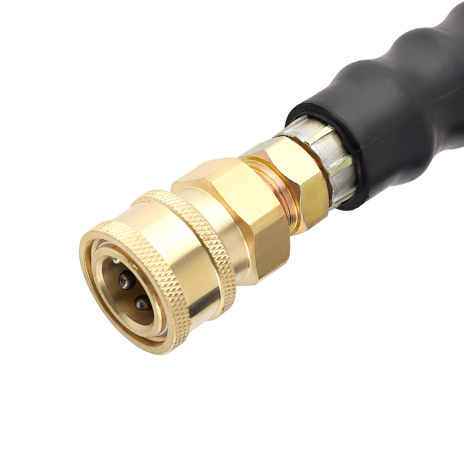 3/8In x 6000psi  HighTem Pressure Washer Hose 100ft 2-Braid Gray Non-Marking