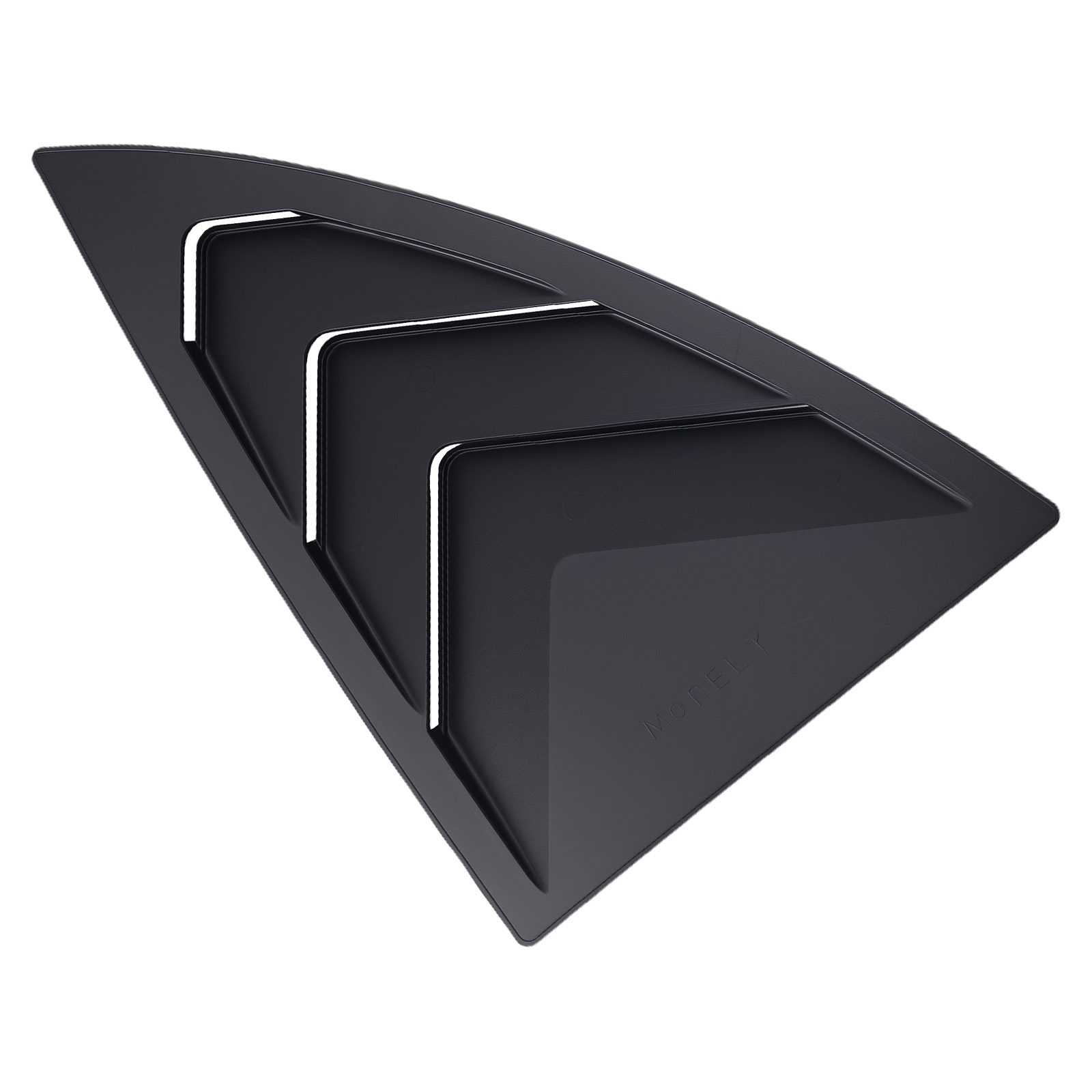 Car Window Quarter Louvers for Tesla Model Y 2020-2024 Privacy Decor ABS