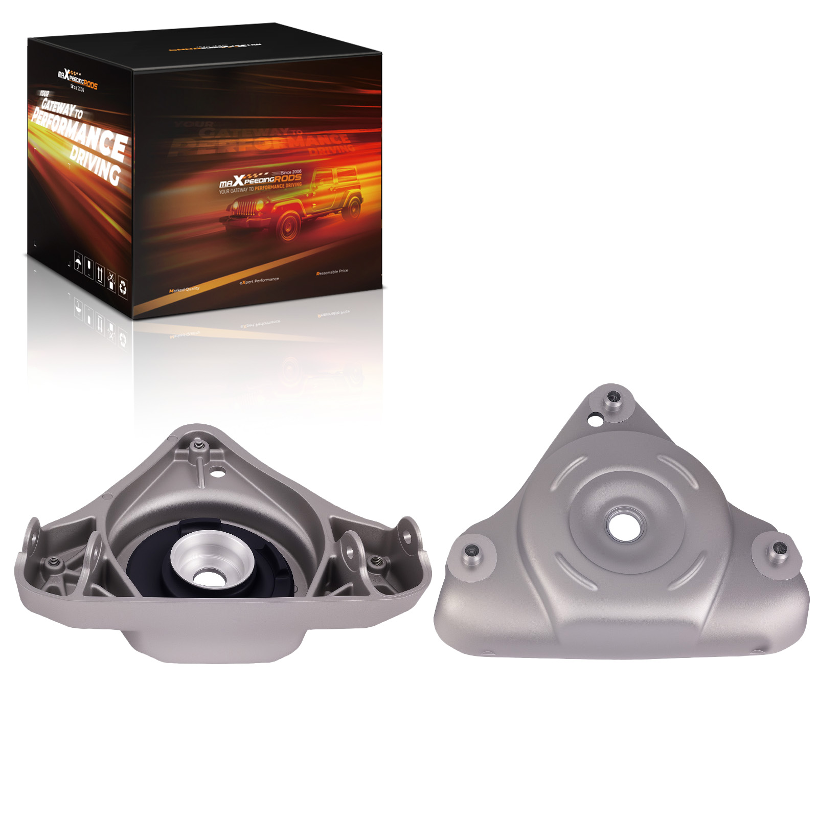 2pcs Federbeinstützlager Vorne for Audi A6 2004-2011 4F0412109 4F0412383G Kit