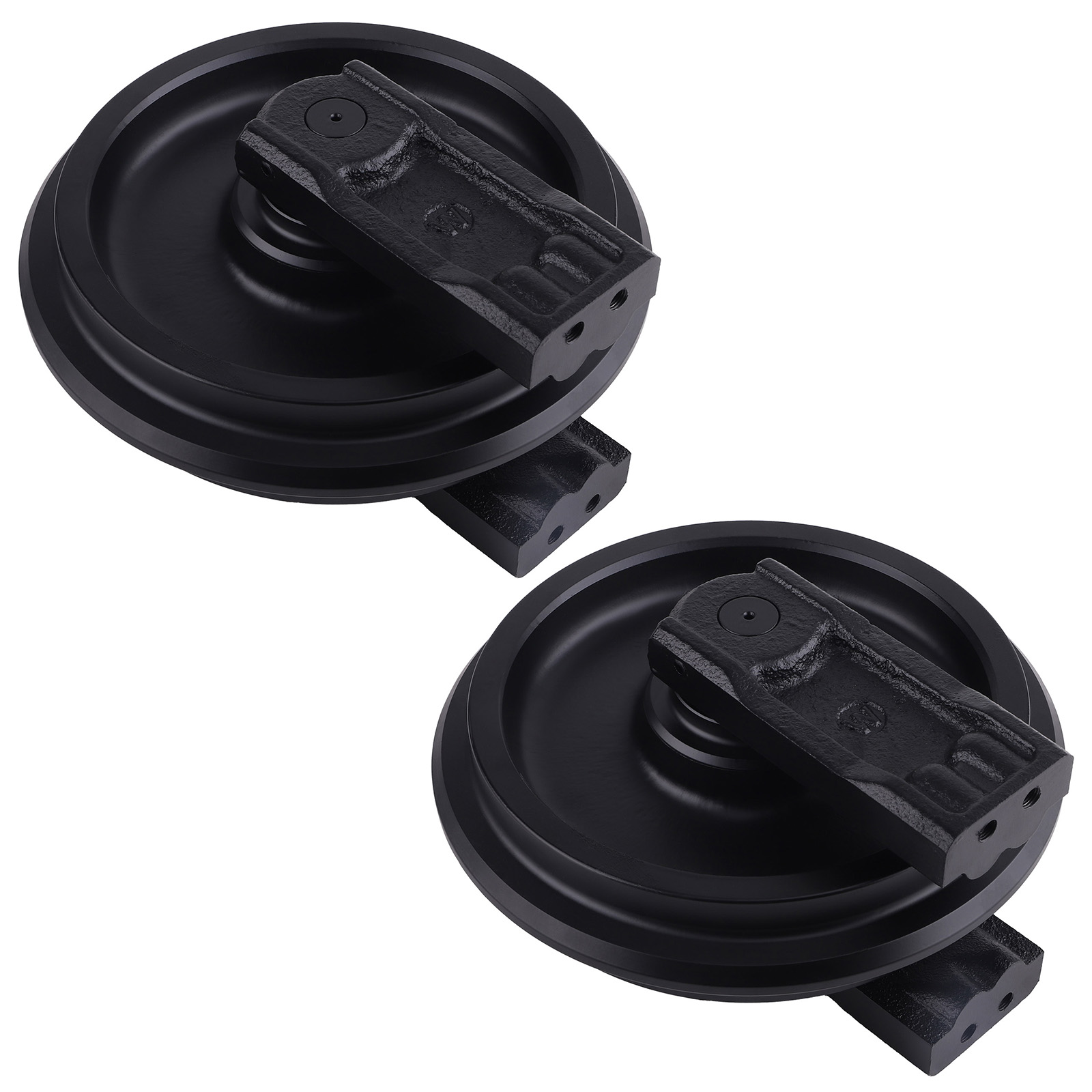 Track System Idler for Kubota KX71-3 U-25 RC348-21302 Front Wheel Black
