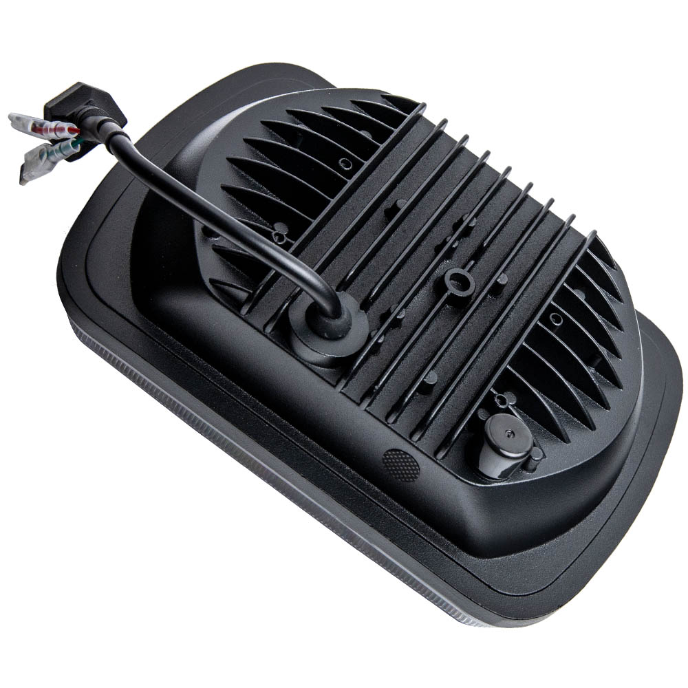 Square LED Headlight Pair for GMC K2500 C2500 Suburban 1997-2000 H6014 6000K