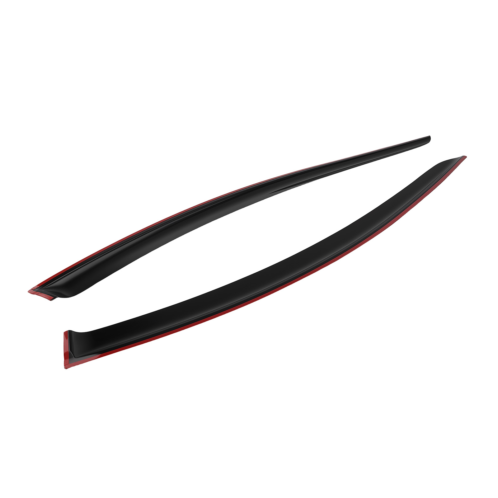 Wind Deflectors Rain Guard Vent for Honda HR-V 2016-2022 Outside Mount Black
