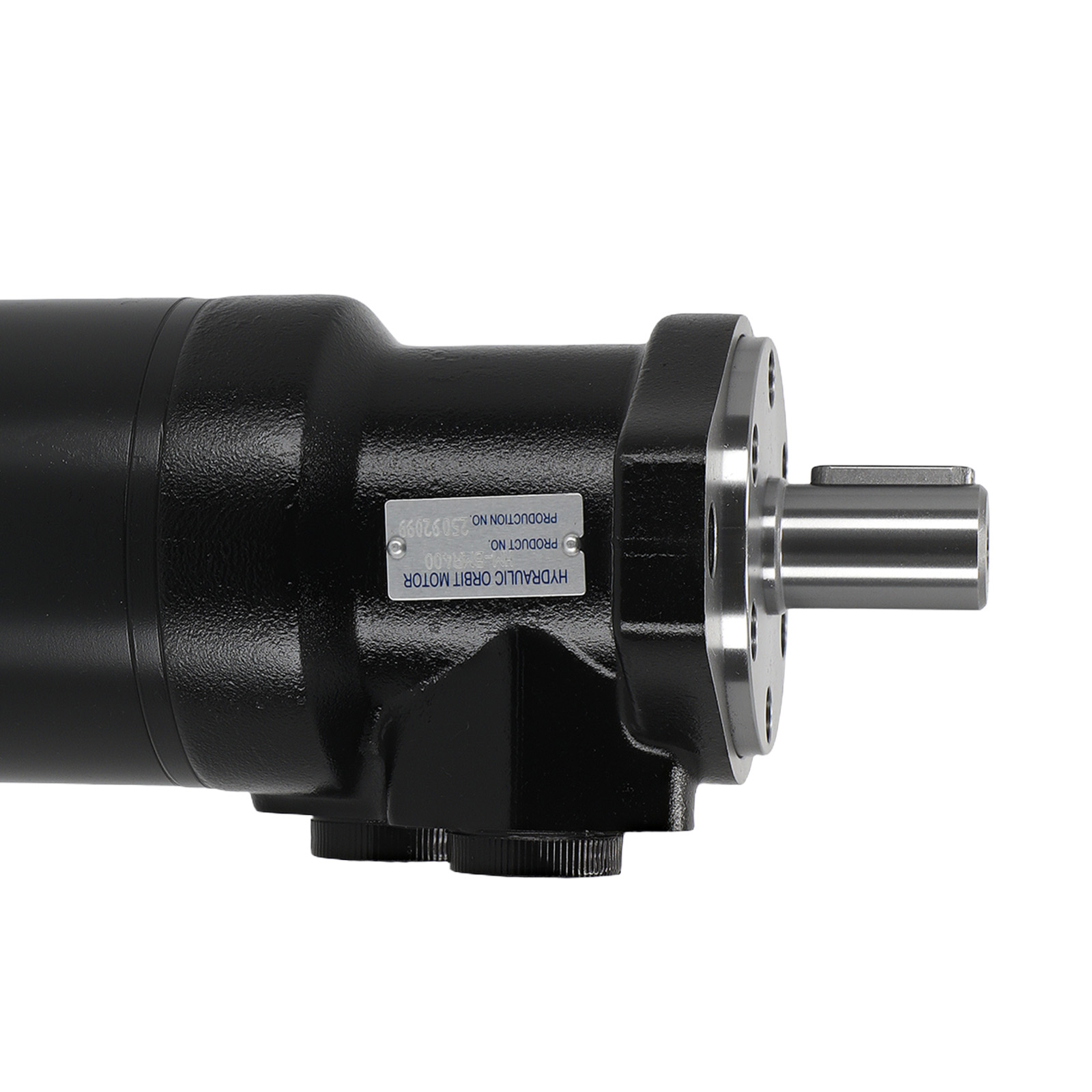 BMR-400 Hydraulic Motor 135RPM 400cc 8.5Mpa 190N·m 7.5kw 25mm Shaft Black