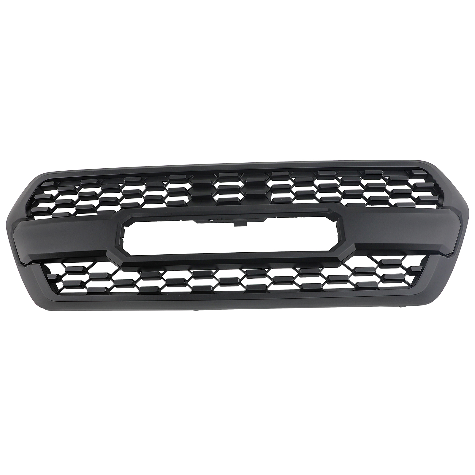 Front Upper Grille Assembly for Toyota Tacoma 16-23 ABS Plastic Matte Black QME