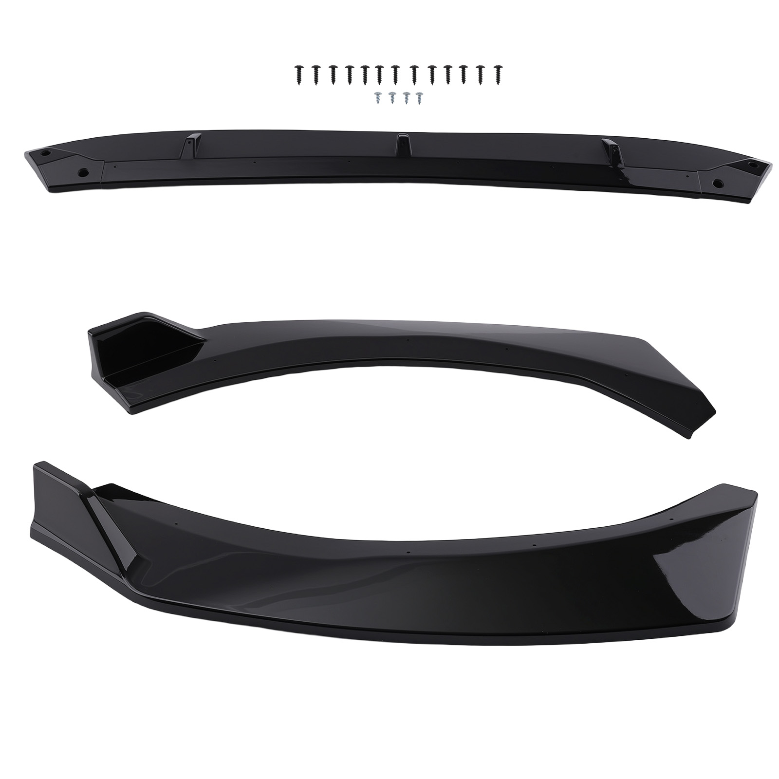 Front Bumper Skirt for KIA K5 2020-2024 GT-Line EX Sedan Performance Black Lip