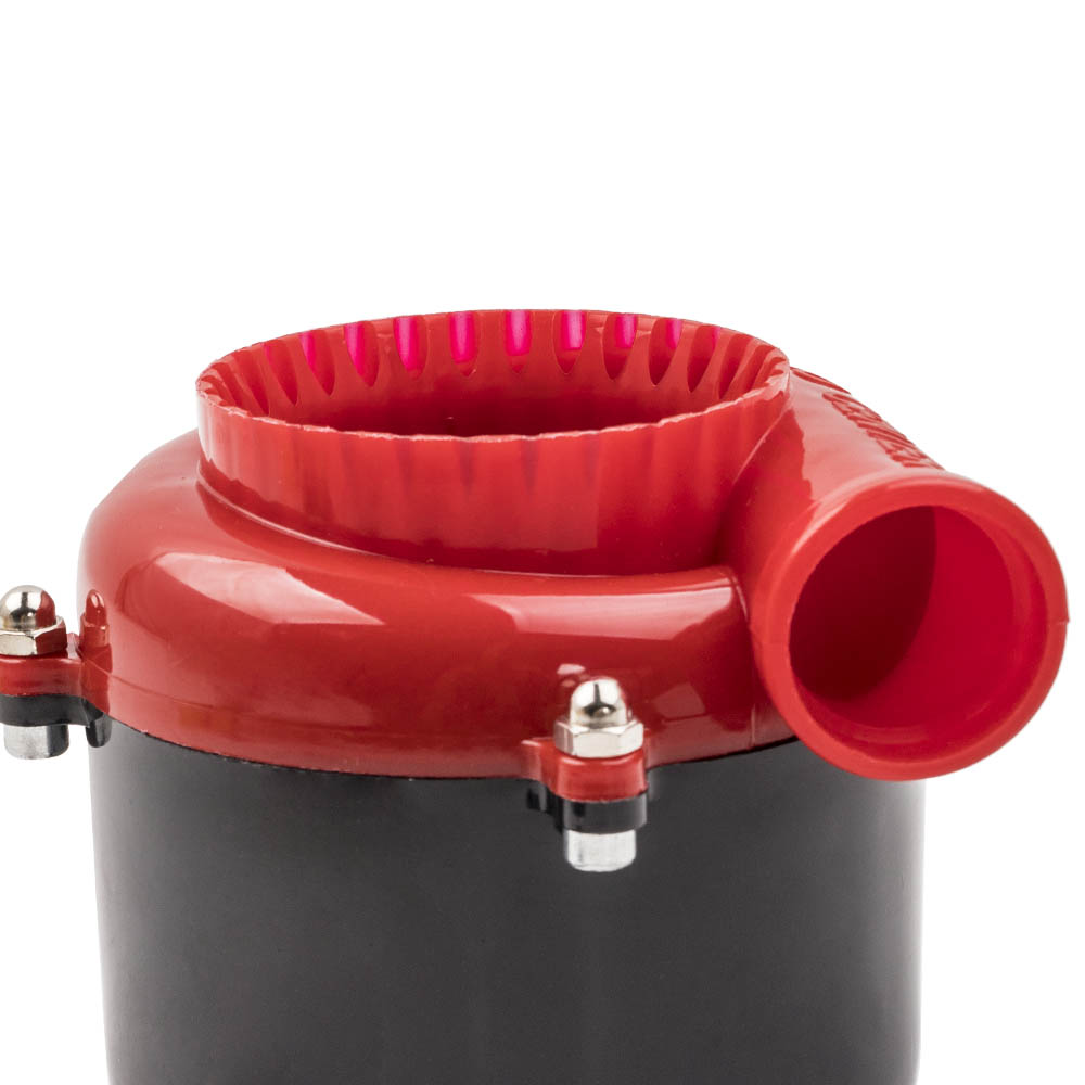 Red Black Car Fake Dump Valve Electronic Turbo sound 4-Wire Connection