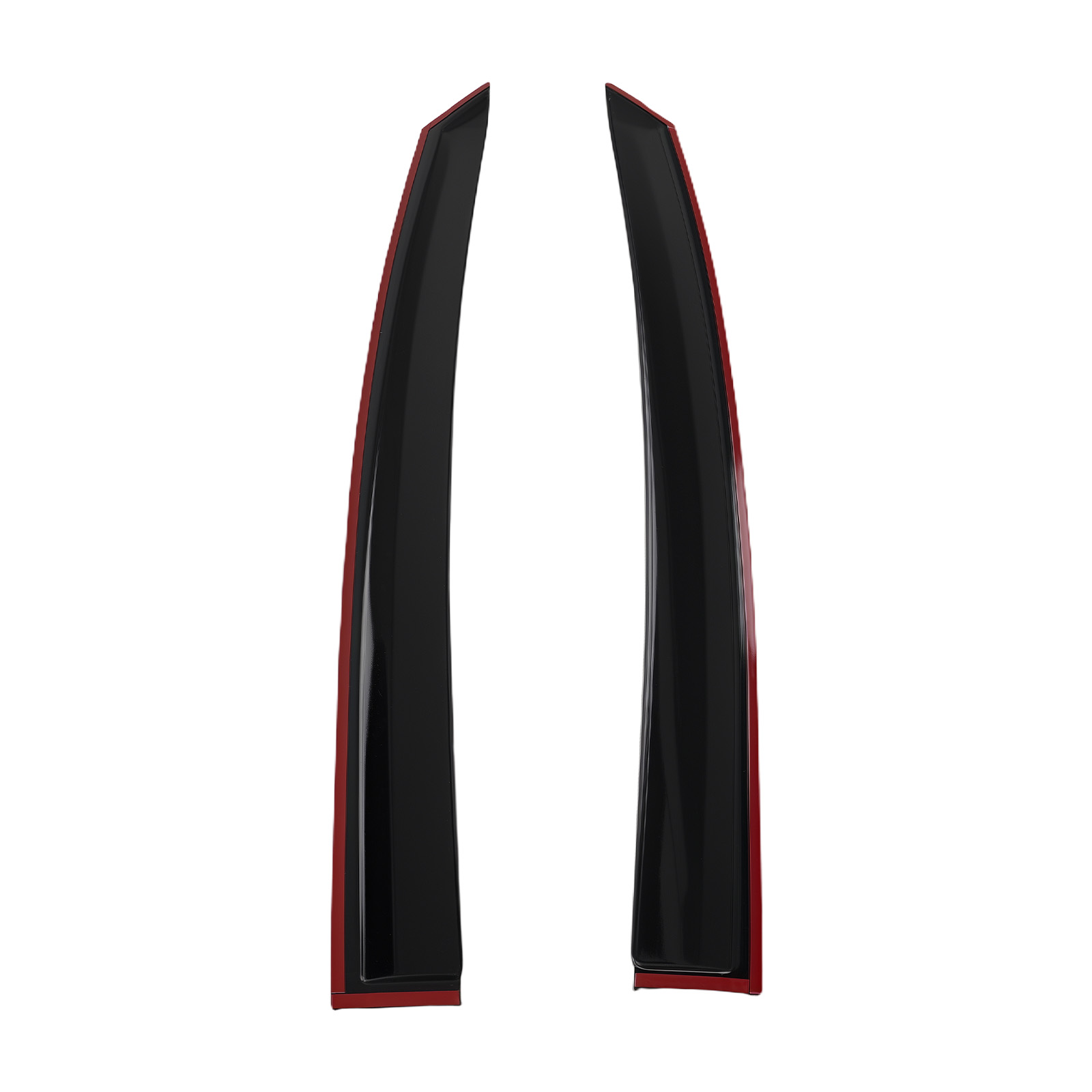 Acrylic Window Rain Deflectors for Ford Fusion 2013-2020 4PC Black Set