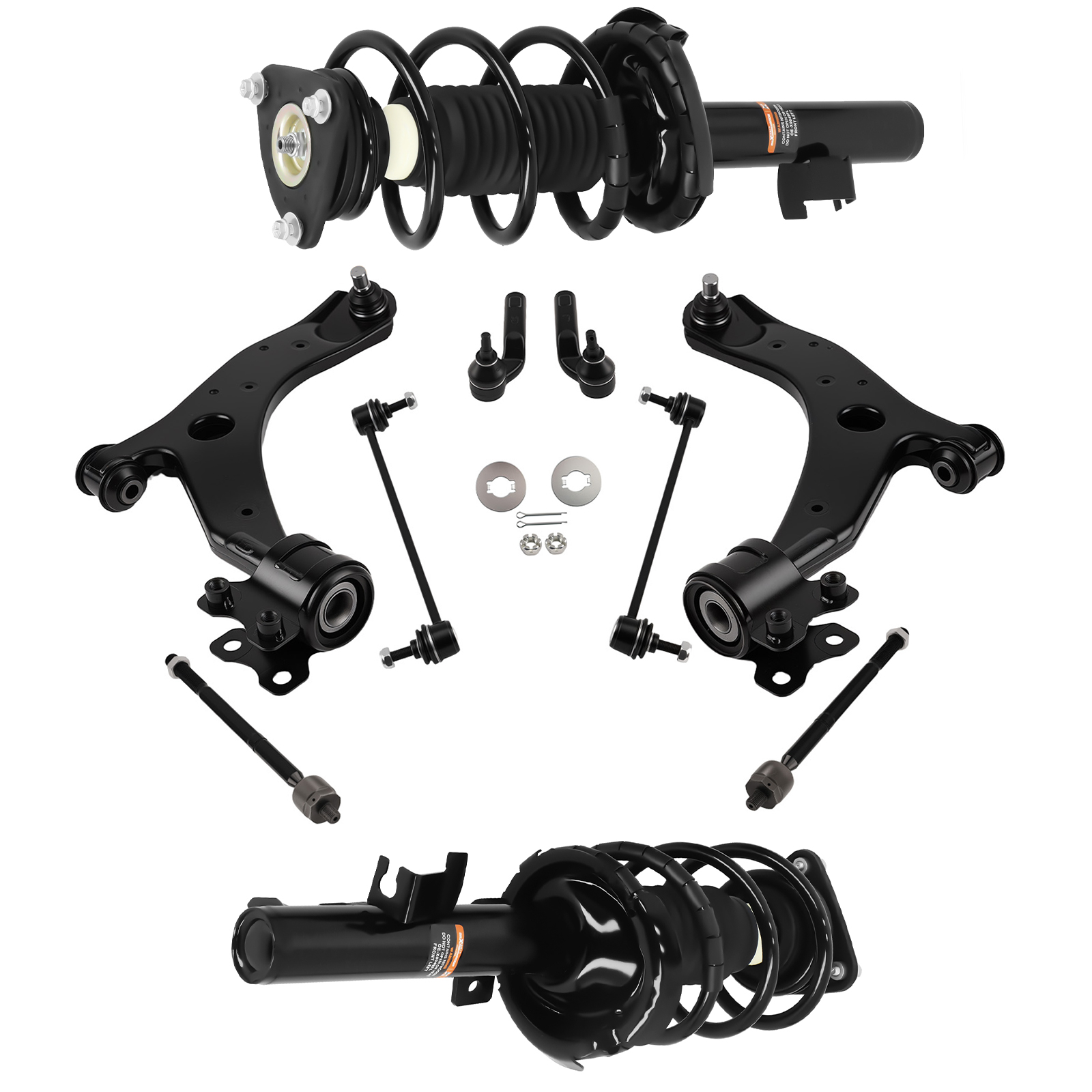 10x Front Complete Struts Control Arms Kit for MAZDA 5 2006-2010 FWD 1336311R
