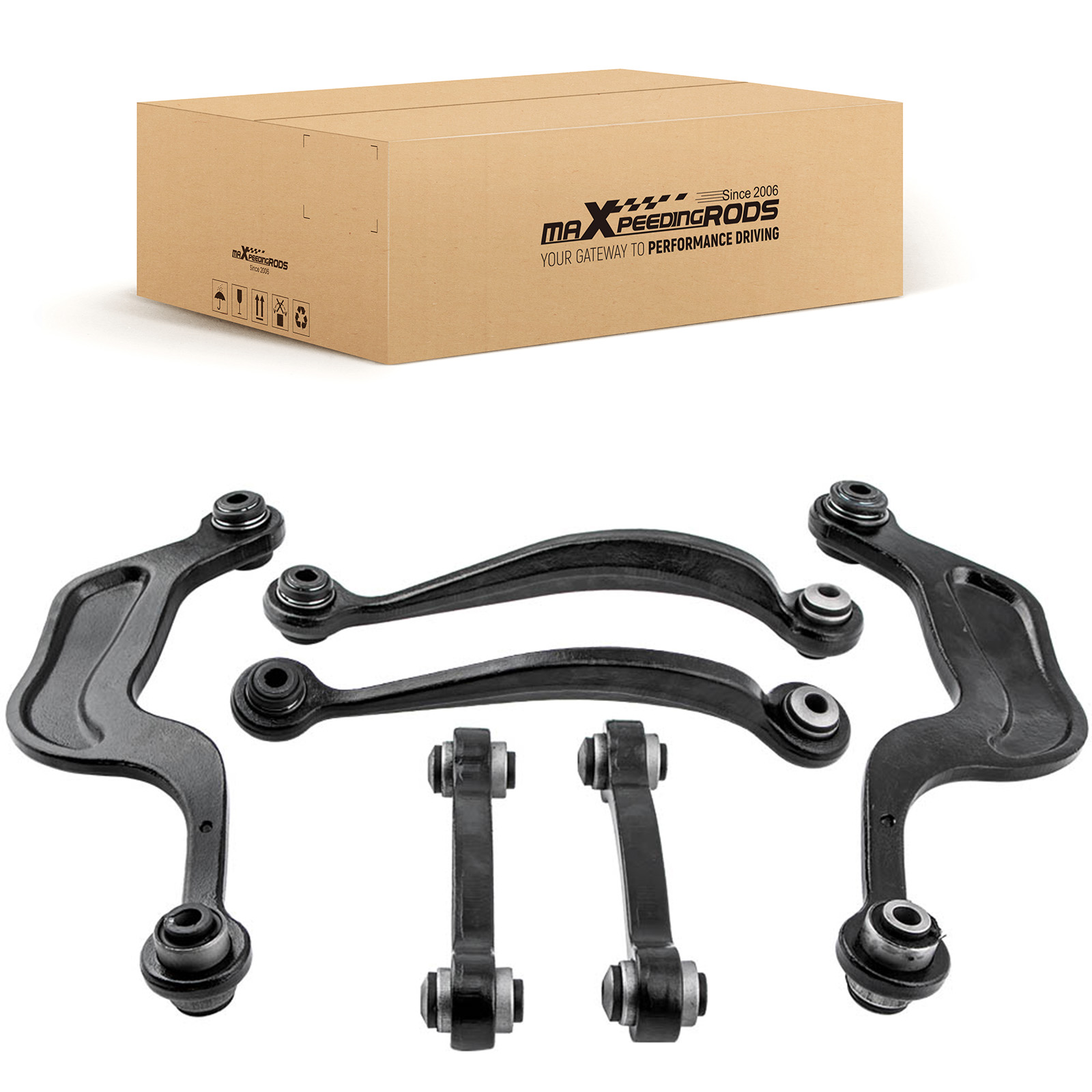 6 Pieces Rear Upper Control Arms Kit LH & RH For Chevrolet Traverse 2009 - 2015