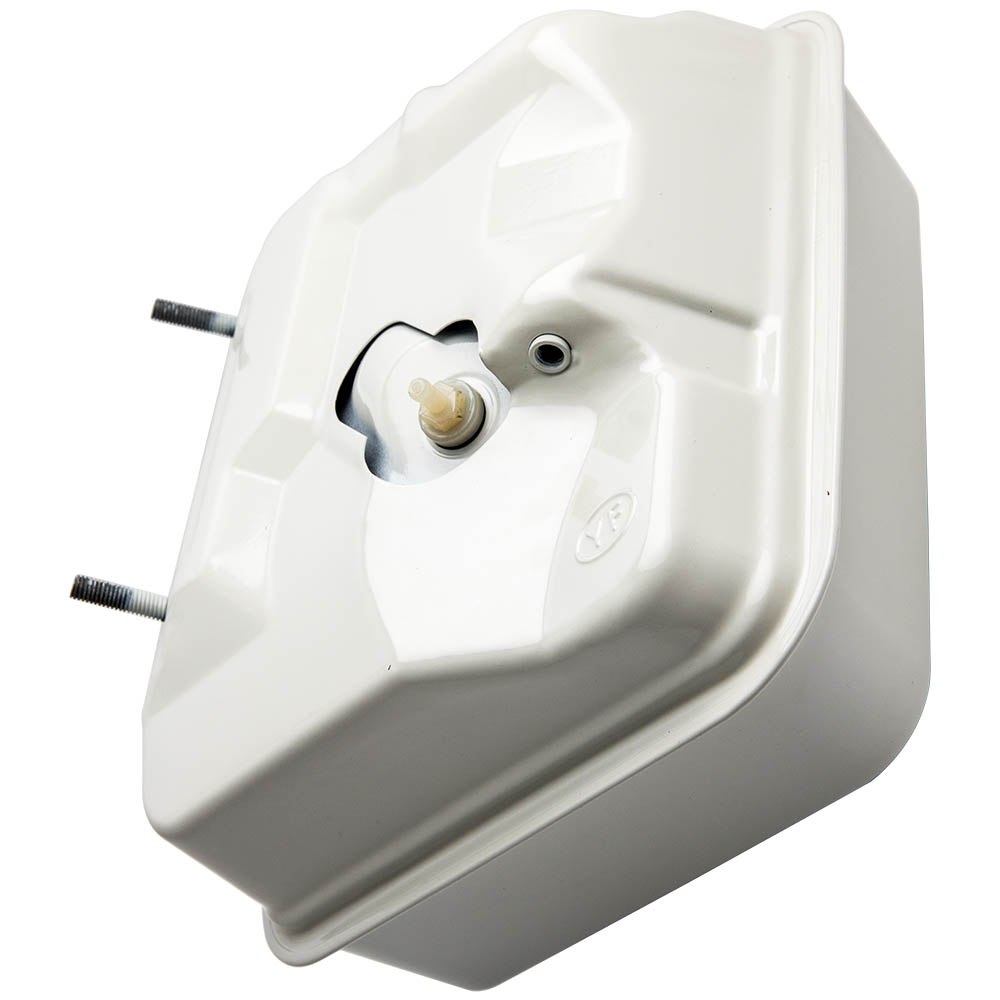 White Chrome Gas Tank Fuel Filter w/ Cap for Honda GX340 11HP GX390