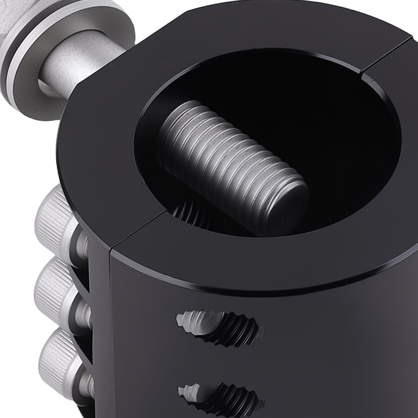 Front Steering Damper Bracket for Jeep Wrangler JL JLU JT 2018-2025 Steel Black