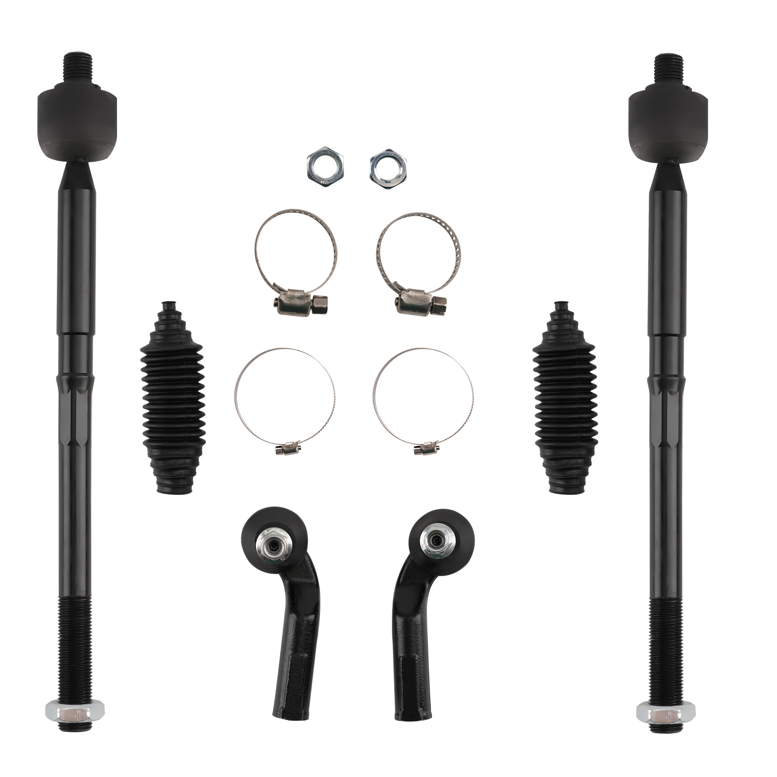 Front Lower Control Arm Tierods Sway Bar Link Kit for 2013-2017 2018 Ford Escape