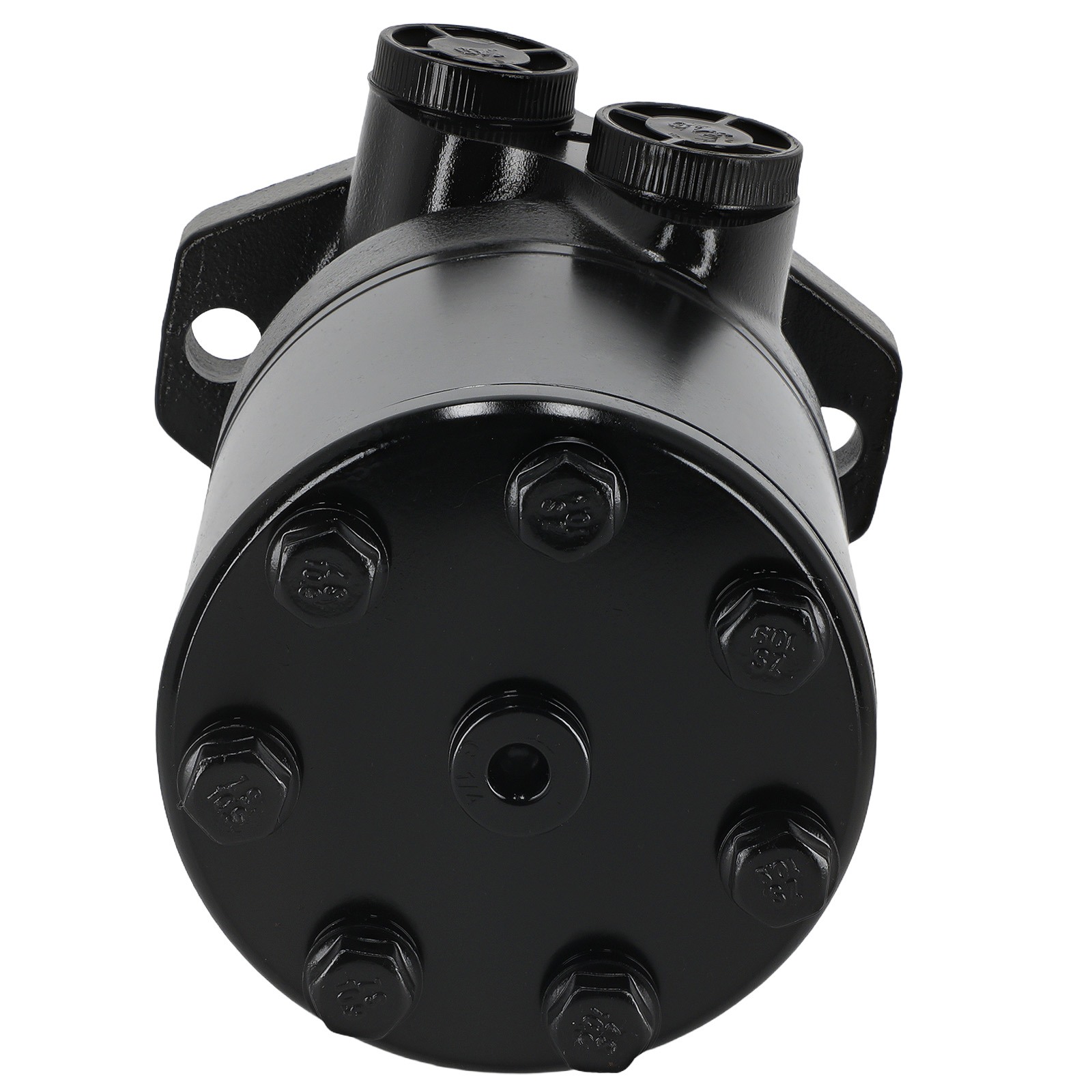 2x Hydraulic Motor BMR-400 400cc Displacement 135RPM 8.5Mpa 7.5kw Black Iron