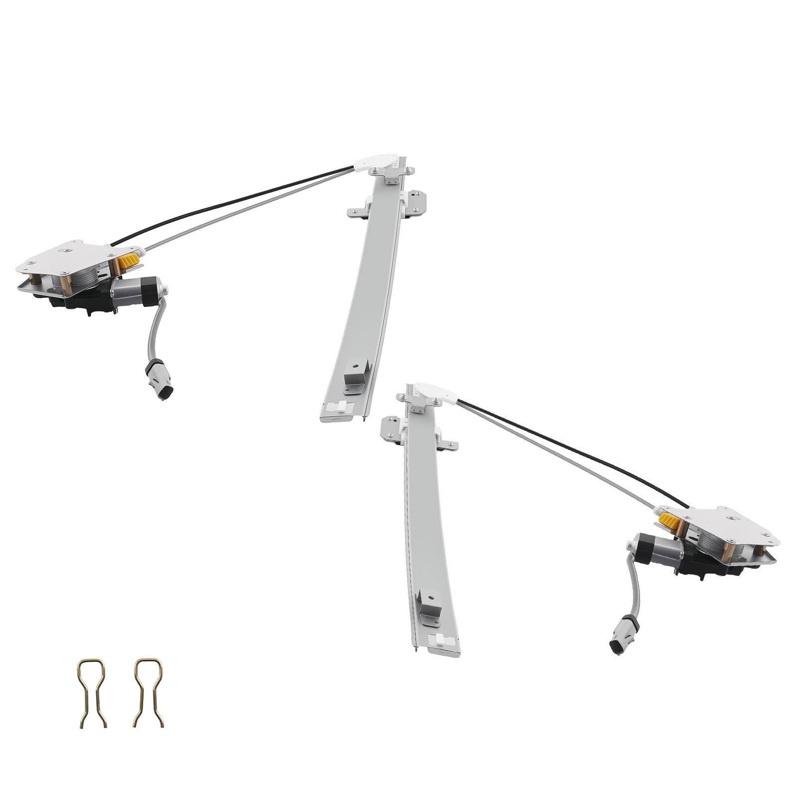 2pc Rear Window Regulator Pair for Jeep Liberty 02-07 55360035AA 68059647AB