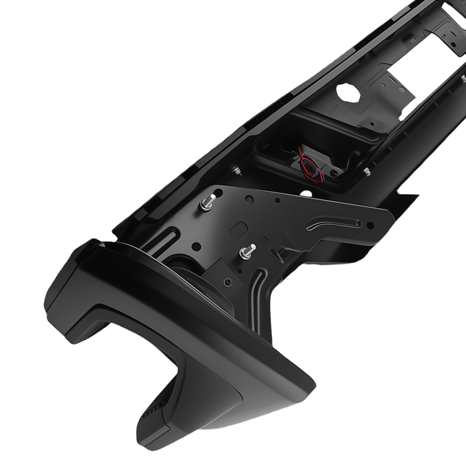 Rear Bumper w/Park Assist for Chevy GMC 1500 2019-23 84590530 Black Steel