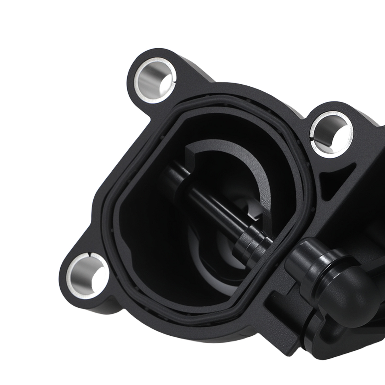 Automotive Thermostat for Audi A6 A7 VW Touareg 12-16 059121737AM Black Metal