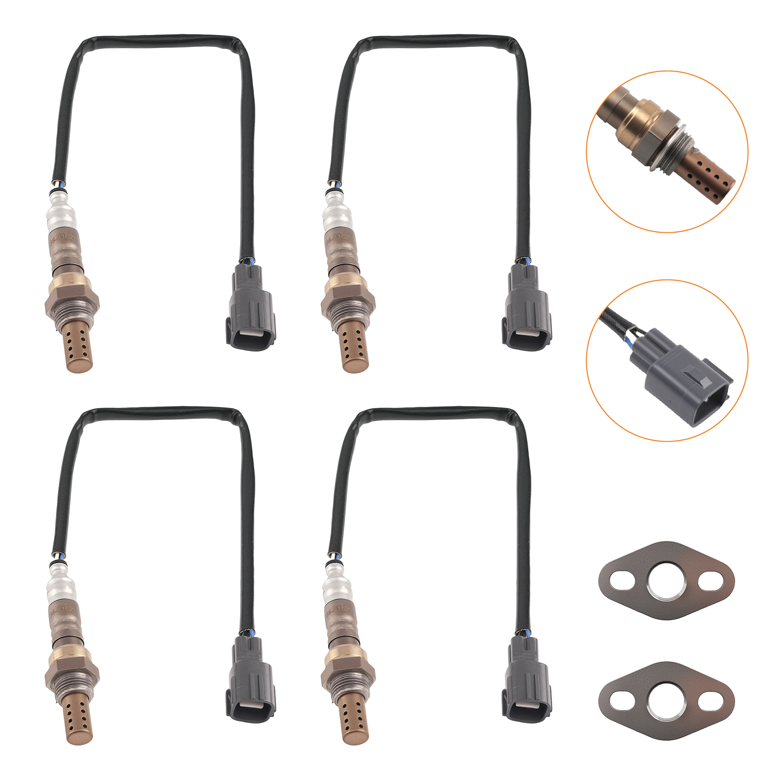 4x Upstream Downstream O2 Oxygen Sensor For Toyota Tundra SR5 4.7L V8 2000-2002