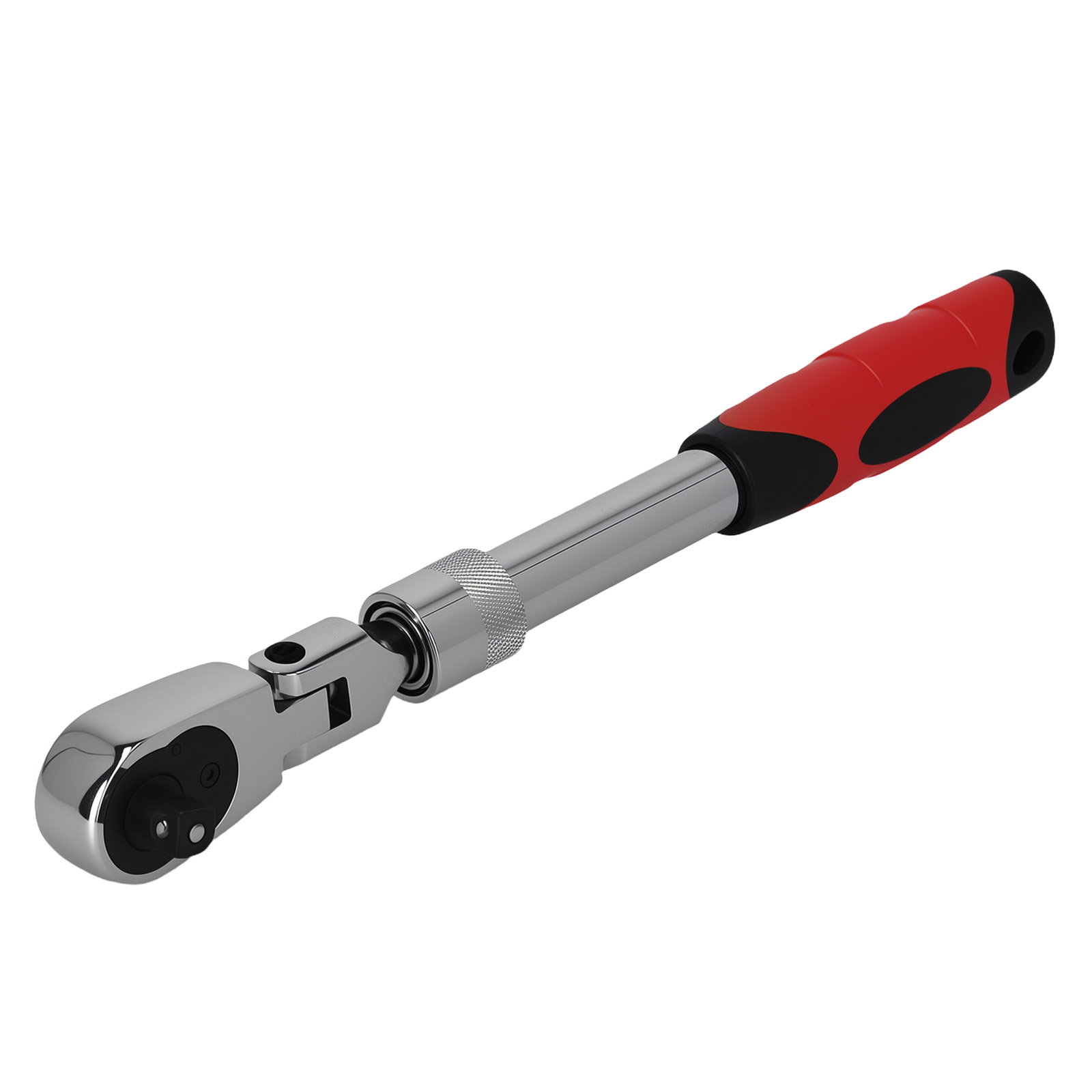 3/8in Extendable Flex Ratchet Wrench 72-Tooth 250-315mm 40Cr Steel Handle