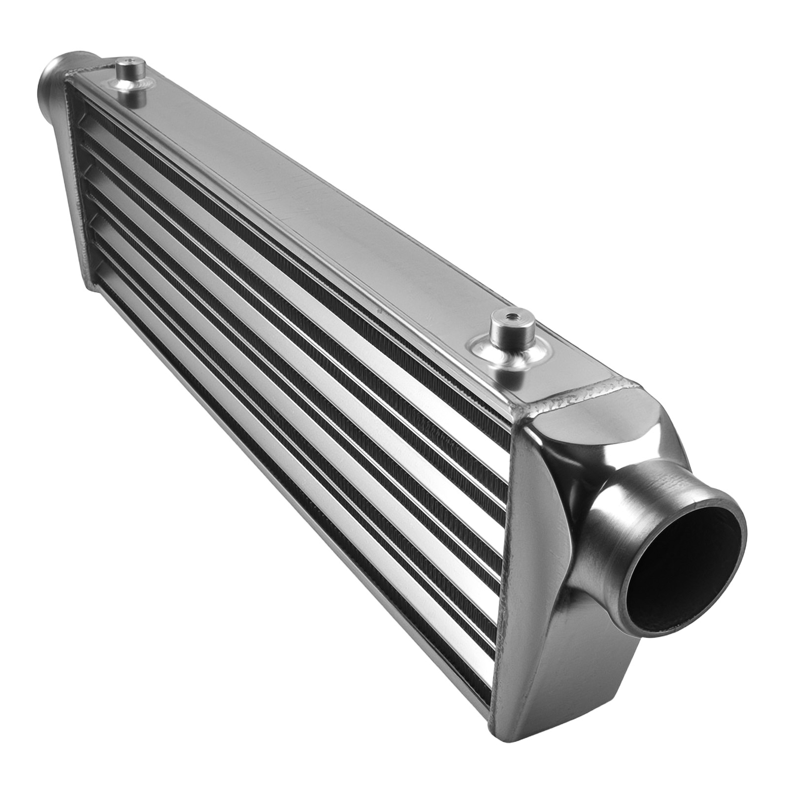 27''x7''x2.5'' Intercooler de montaje frontal 2.5'' Manguera Tubería Tubo Kit