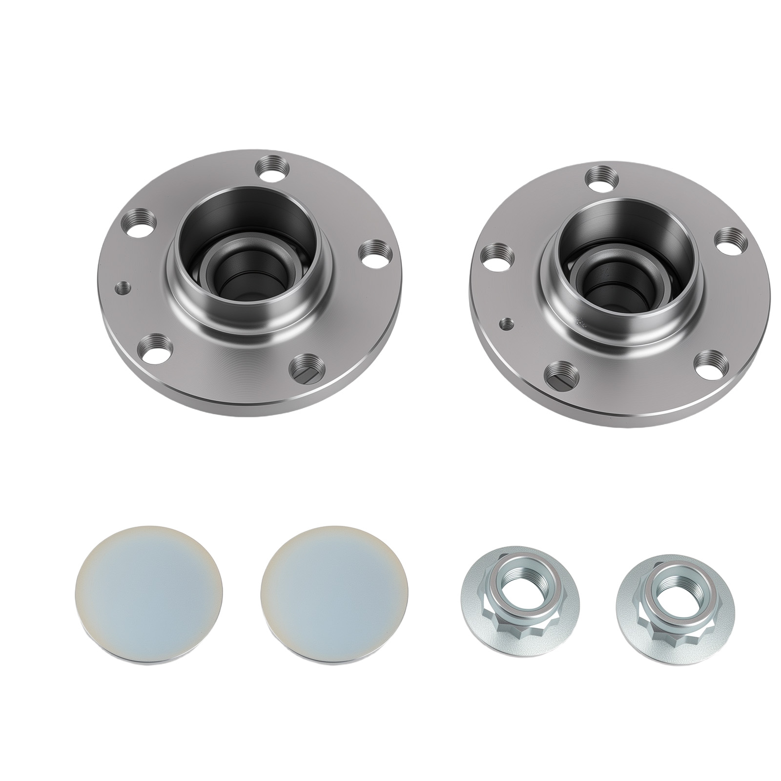 2X KIT ROULEMENT + MOYEU DE ROUE ARRIÈRE FOR AUDI A1 A2 VW FOX POLO SEAT CORDOBA