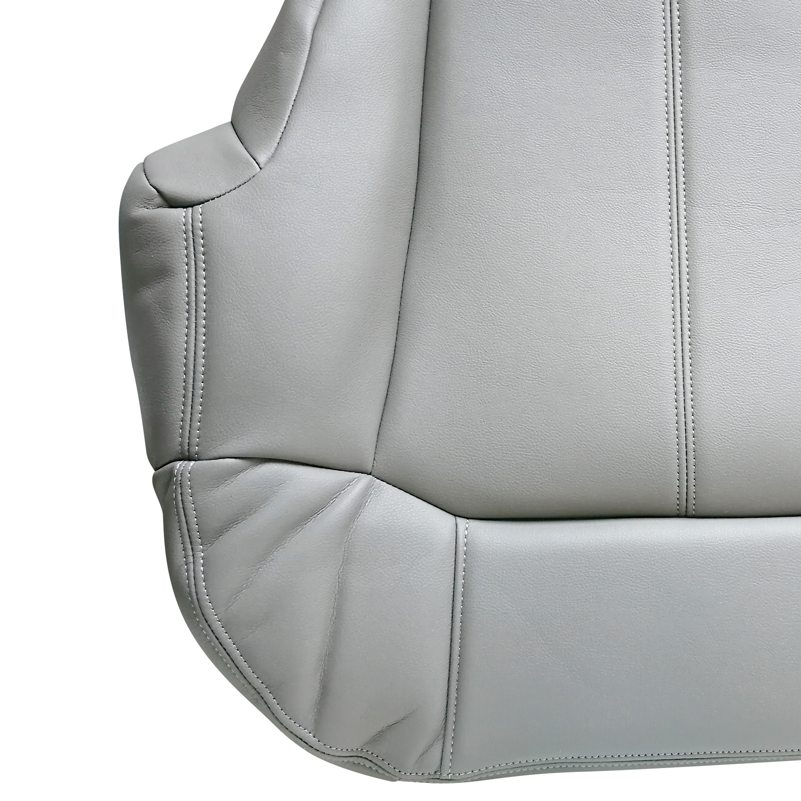 4pcs Driver & Passenger Side Seat Covers fit for Chevy Silverado 1999-2002 Gray