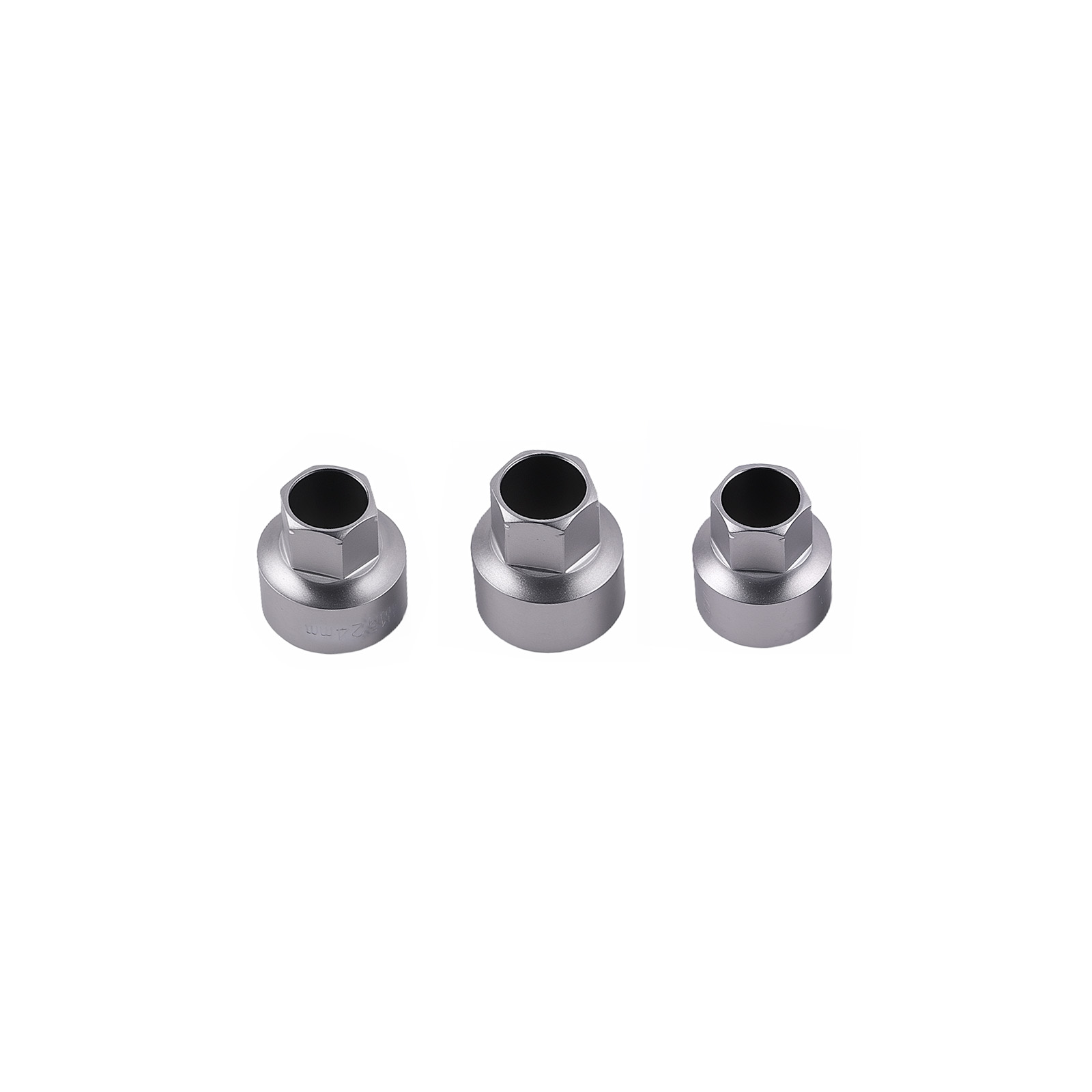Juego Llaves Vaso CRV for Taller 10-24mm con Carraca Pasante 17 Piezas