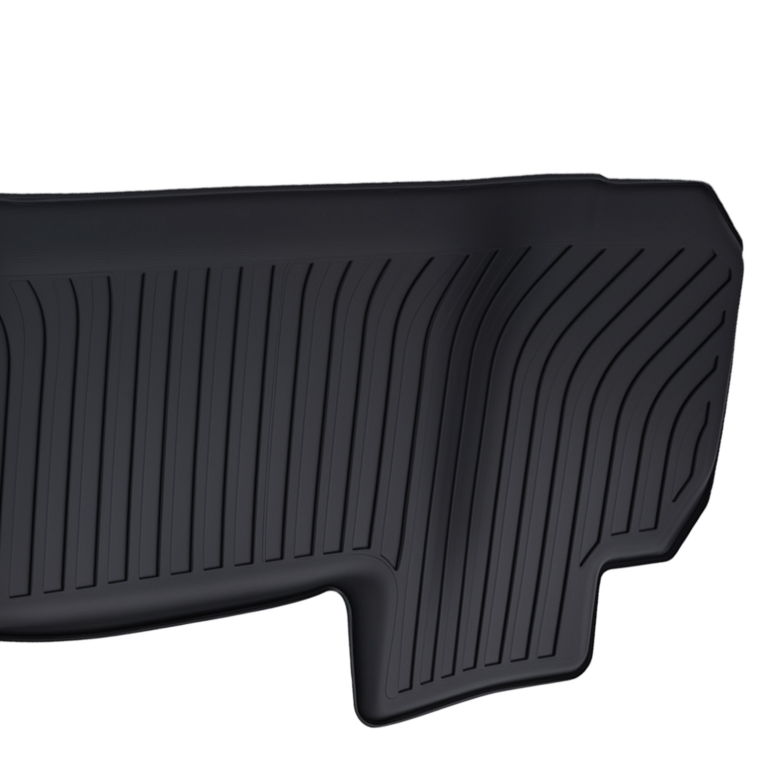 Black TPE Carpet Floor Mats for Chevrolet Traverse 2018-2025 7 Seat Custom