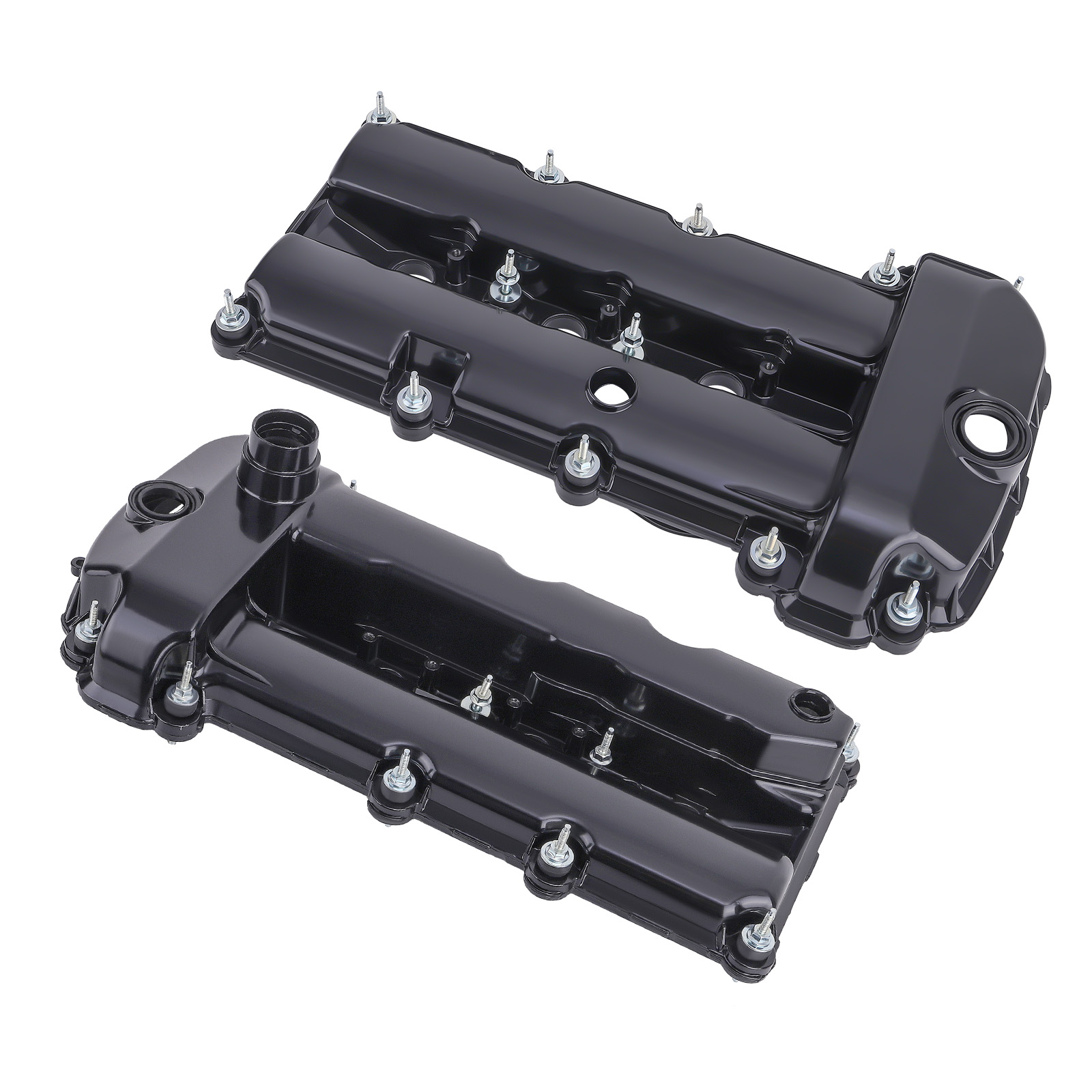 2Pcs Aluminum Valve Cover Set for Jaguar S-Type 3.0L 2002-2008 004284 C2C38781