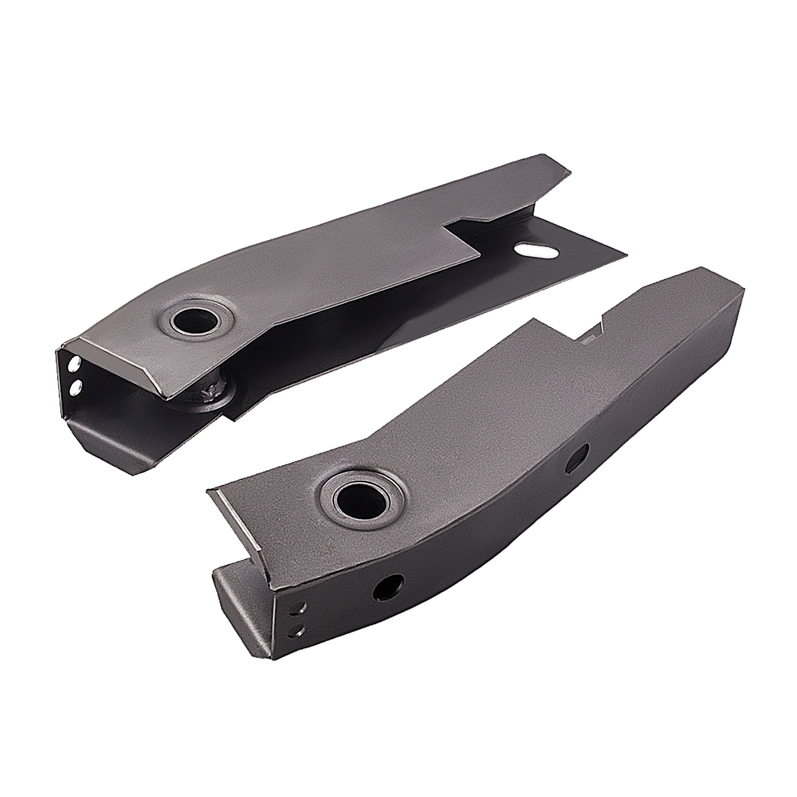 2 Pcs Rear Shackle Mount Frame Repair Kit For Jeep Wrangler Yj 87-95 Grey