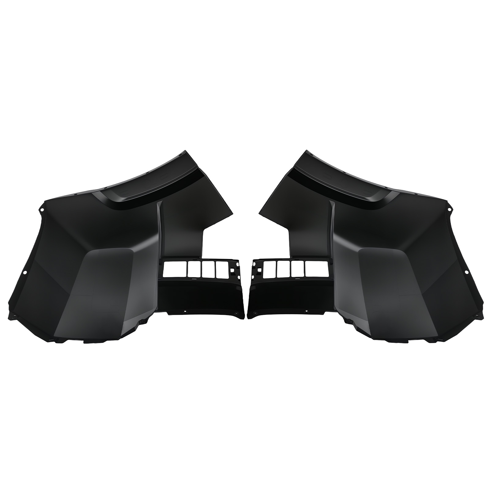 Black Bumper End Front for Toyota Tundra SR/SR5/TRD 2022-2024 Set