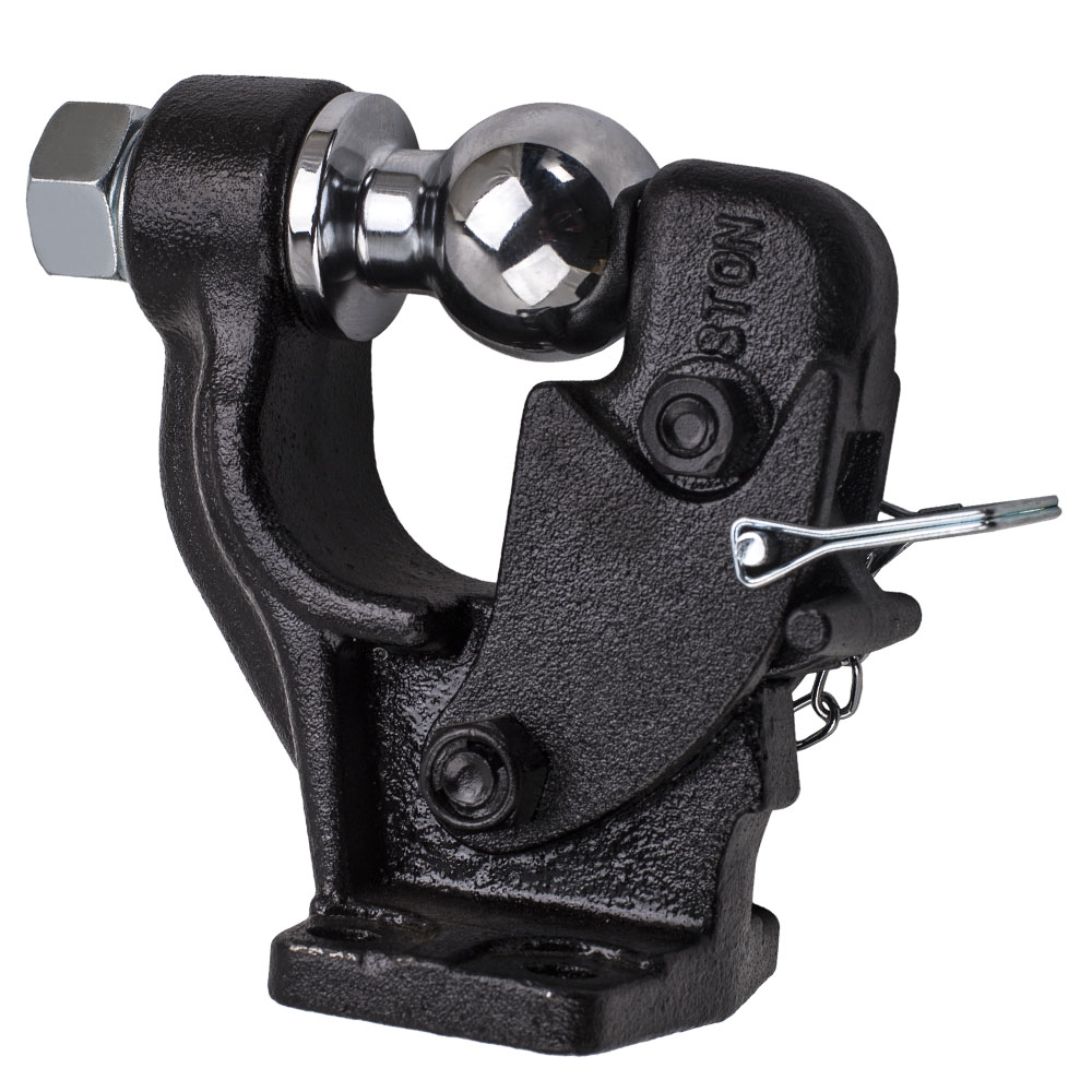 Heavy Duty 8 Ton Combination Hitch Pintle Hook Tow Towing 4 Bolt Truck