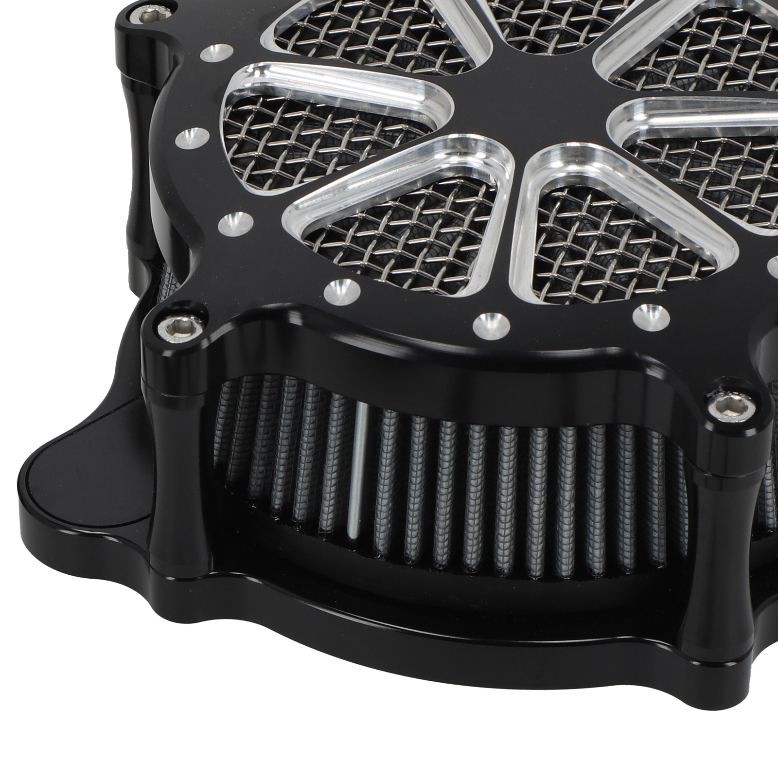 1x Air Filter Cleaner Air Cleaner filter for Harley Touring 00-07 Softail 00-15
