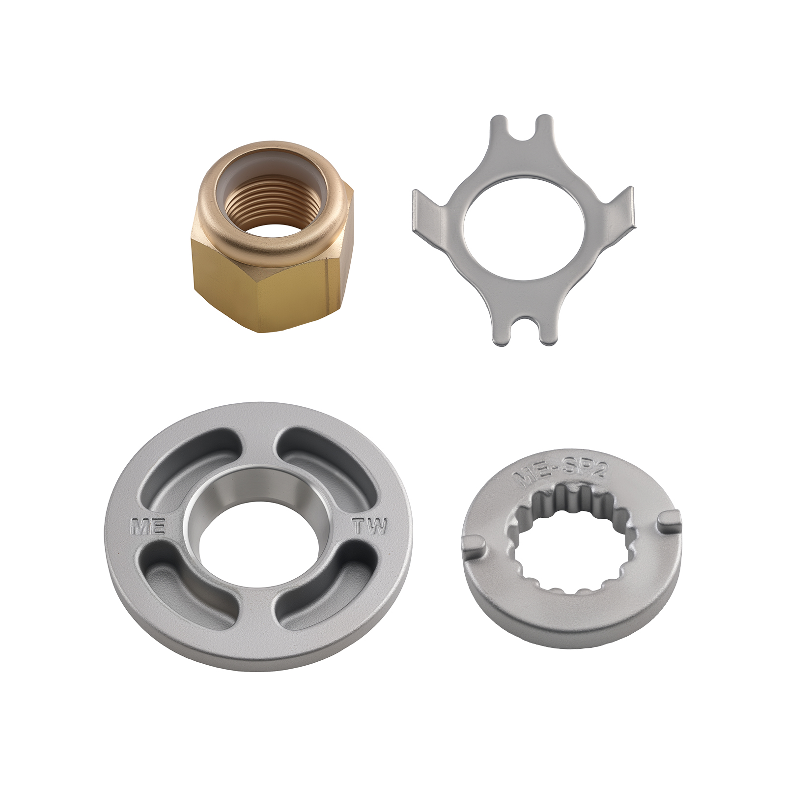 Aluminum 4 Blade Propeller for Mercury 40-140HP 13