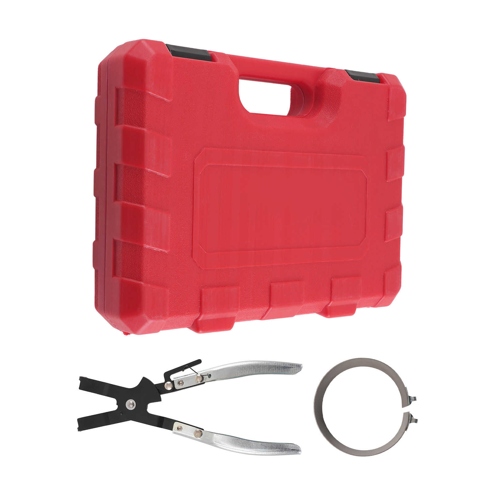 Engine Piston Ring Compressor Tool 73-111mm for Car Service 7PC Ratcheting