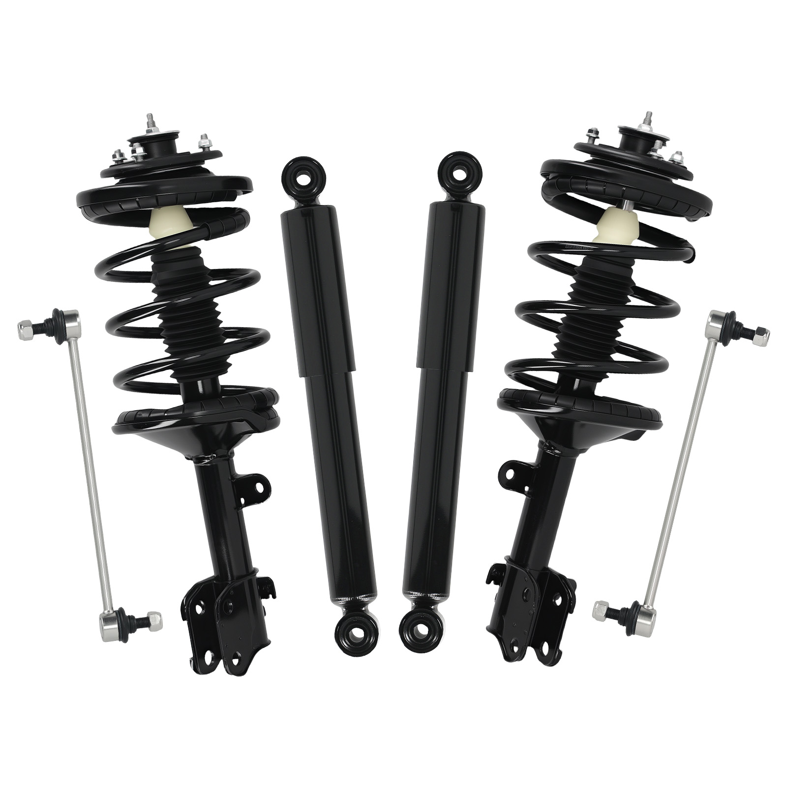 SET(6) Front Rear Strut Shock Coil Spring Sway Bars For 1999-2004 Honda Odyssey