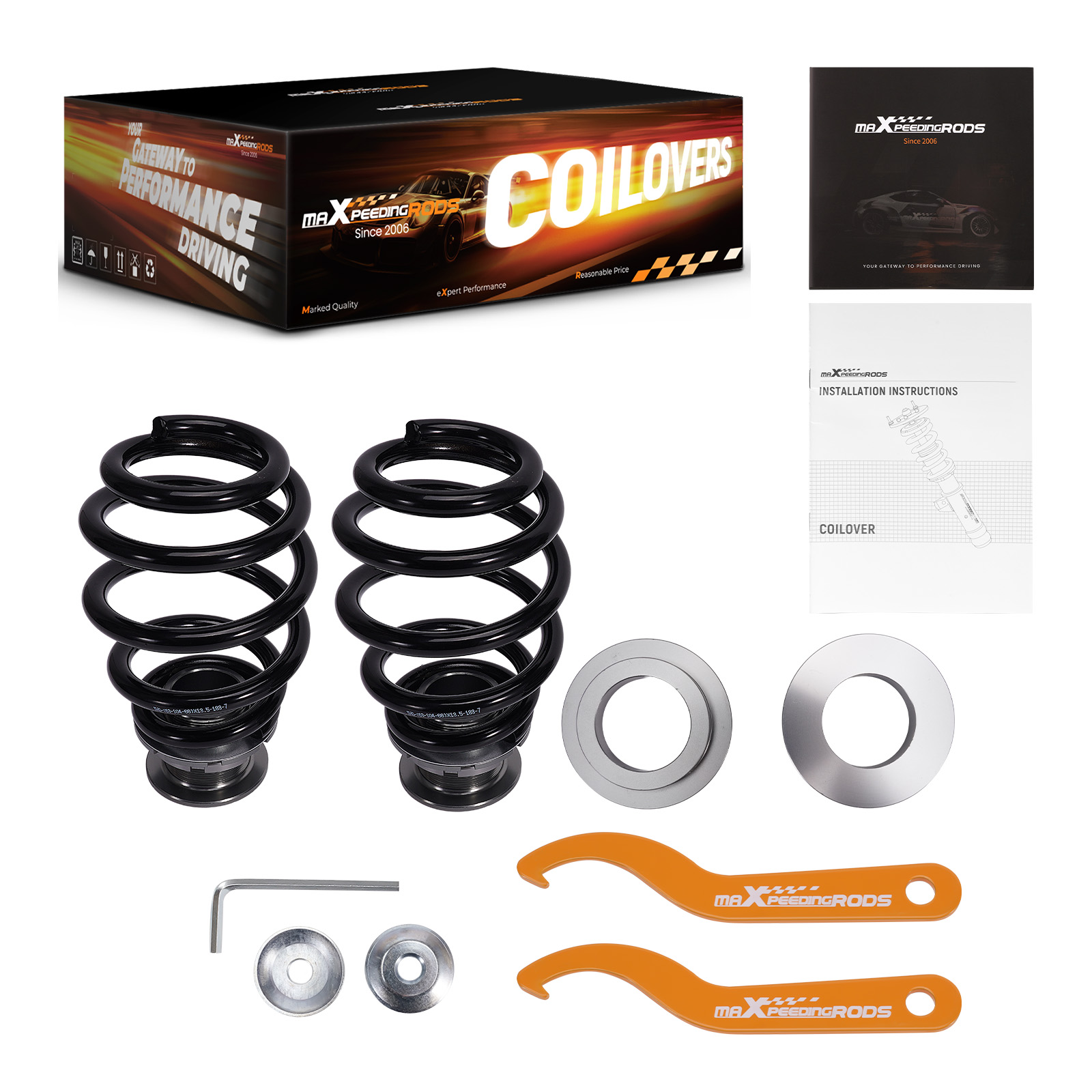 Coilover Shocks For BMW E36 91-98 Coil Over Spring Strut Shock Suspension Kit