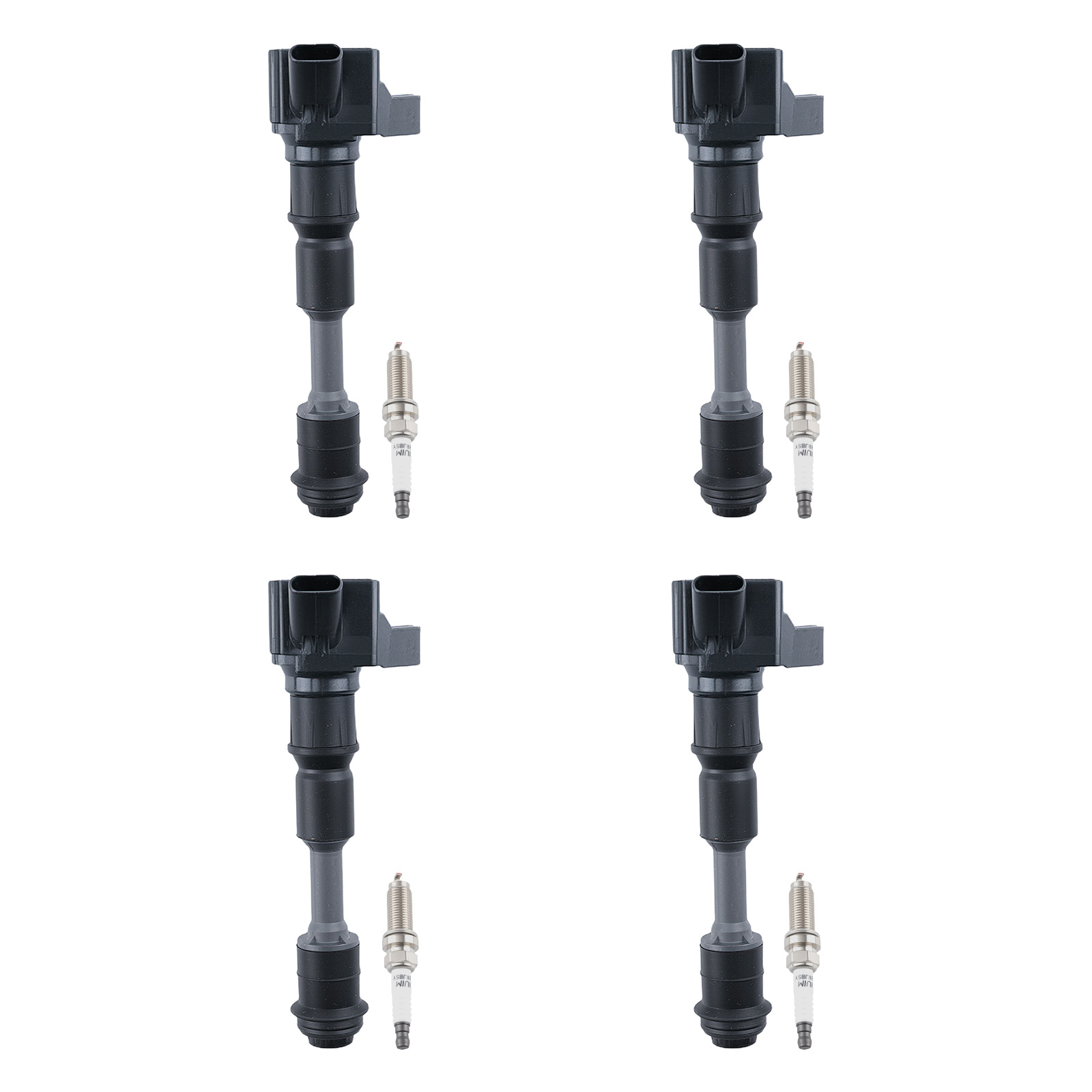 4X Ignition Coil + 4X Iridium Spark Plug for Volvo S60 XC60 XC90 2015-2021 L4