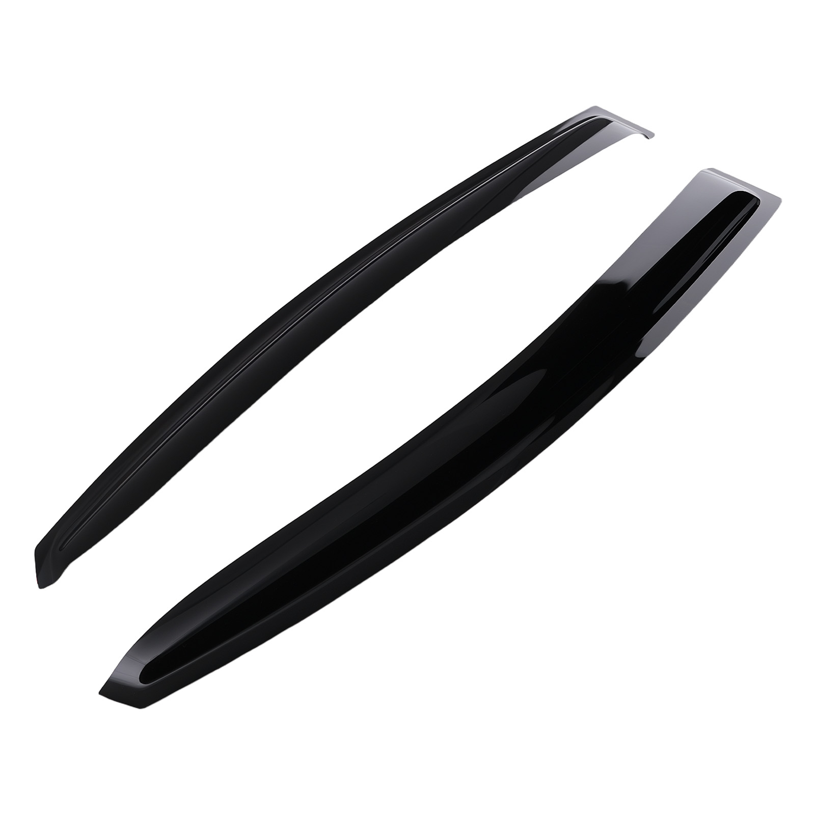 Window Visor Vent Rain Guards for Hyundai Accent 2011-2017 4PCS Black  Rain