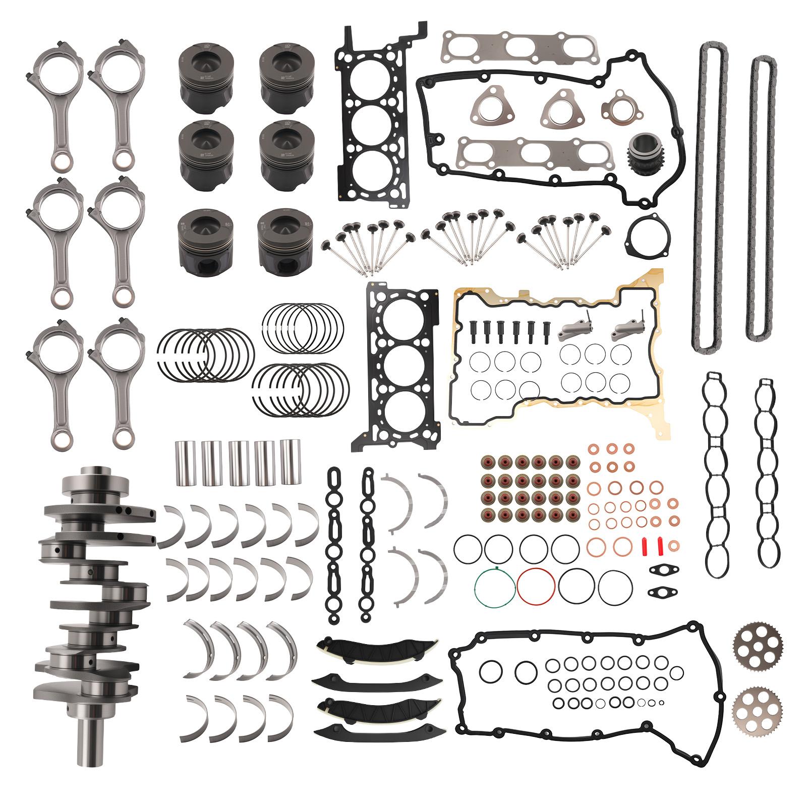 Engine Rebuild Kit Crankshaft for Jeep Grand Cherokee 3.0L 2011-23 68147110AA